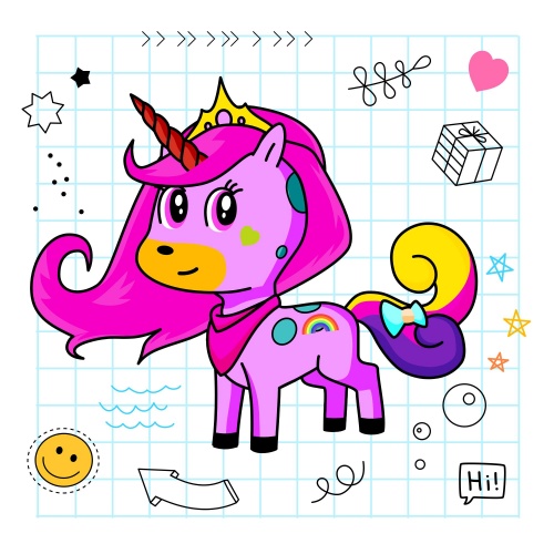 Best friend of Laila who designs amazing unicorns.