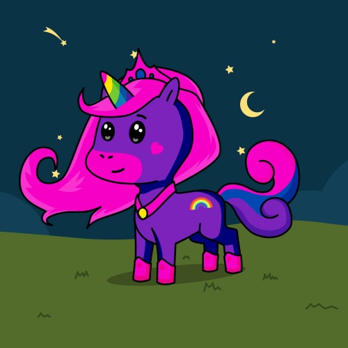 Best friend of Misty,Cutie,Midnight,Princess Starlight,Princess  Violet and everyone. who designs amazing unicorns.