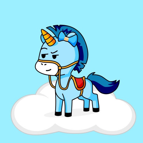 Best friend of Bluey who designs amazing unicorns.