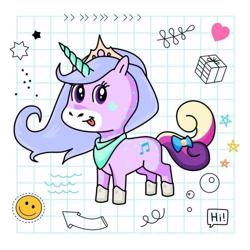 Best friend of Parnika who designs amazing unicorns.