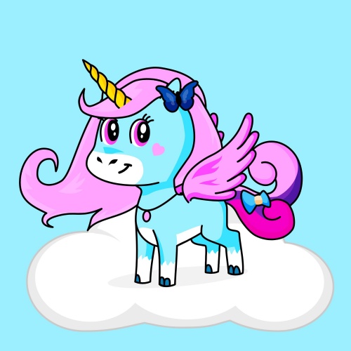 Best friend of princess of the cloud who designs amazing unicorns.