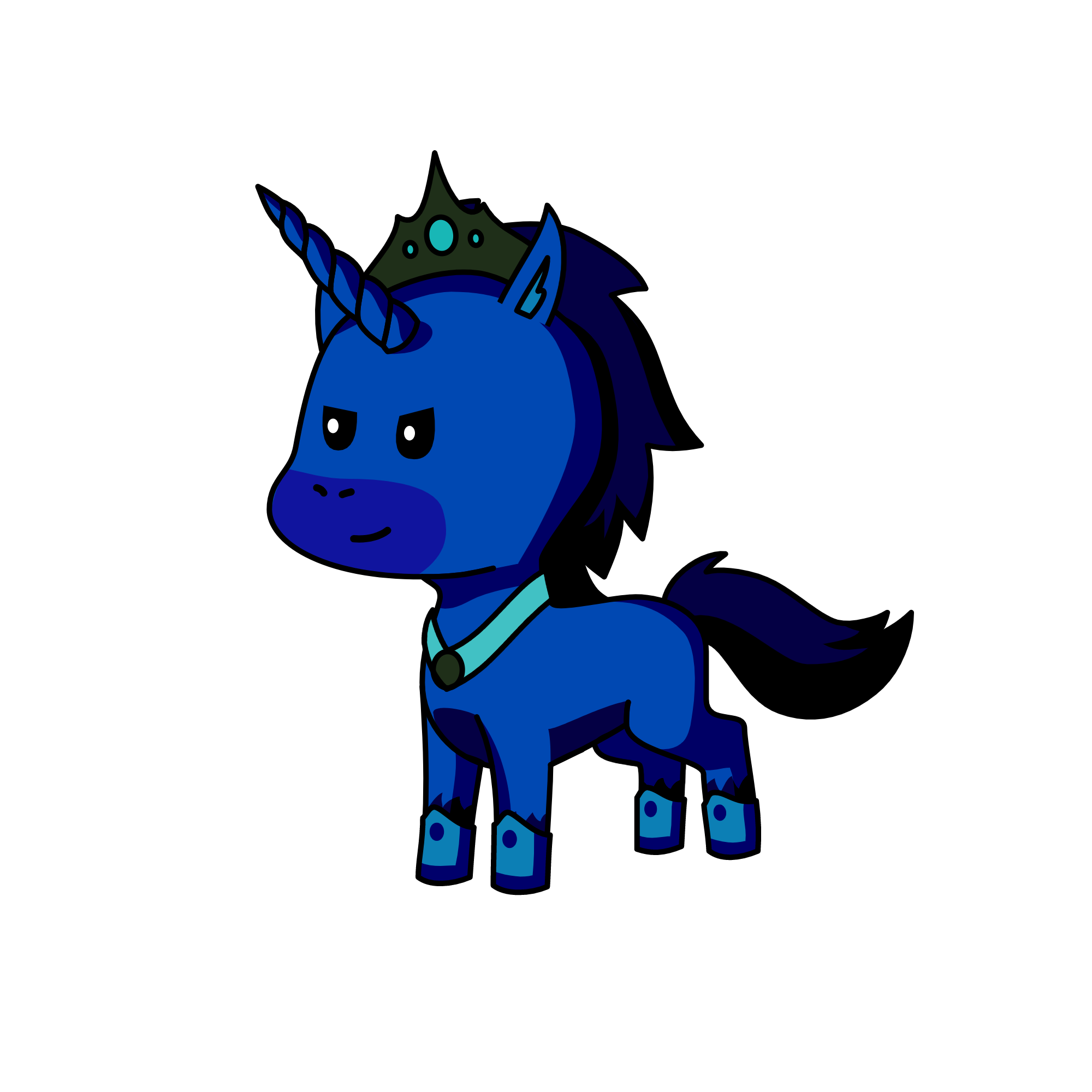King Dreadful, the unicorn