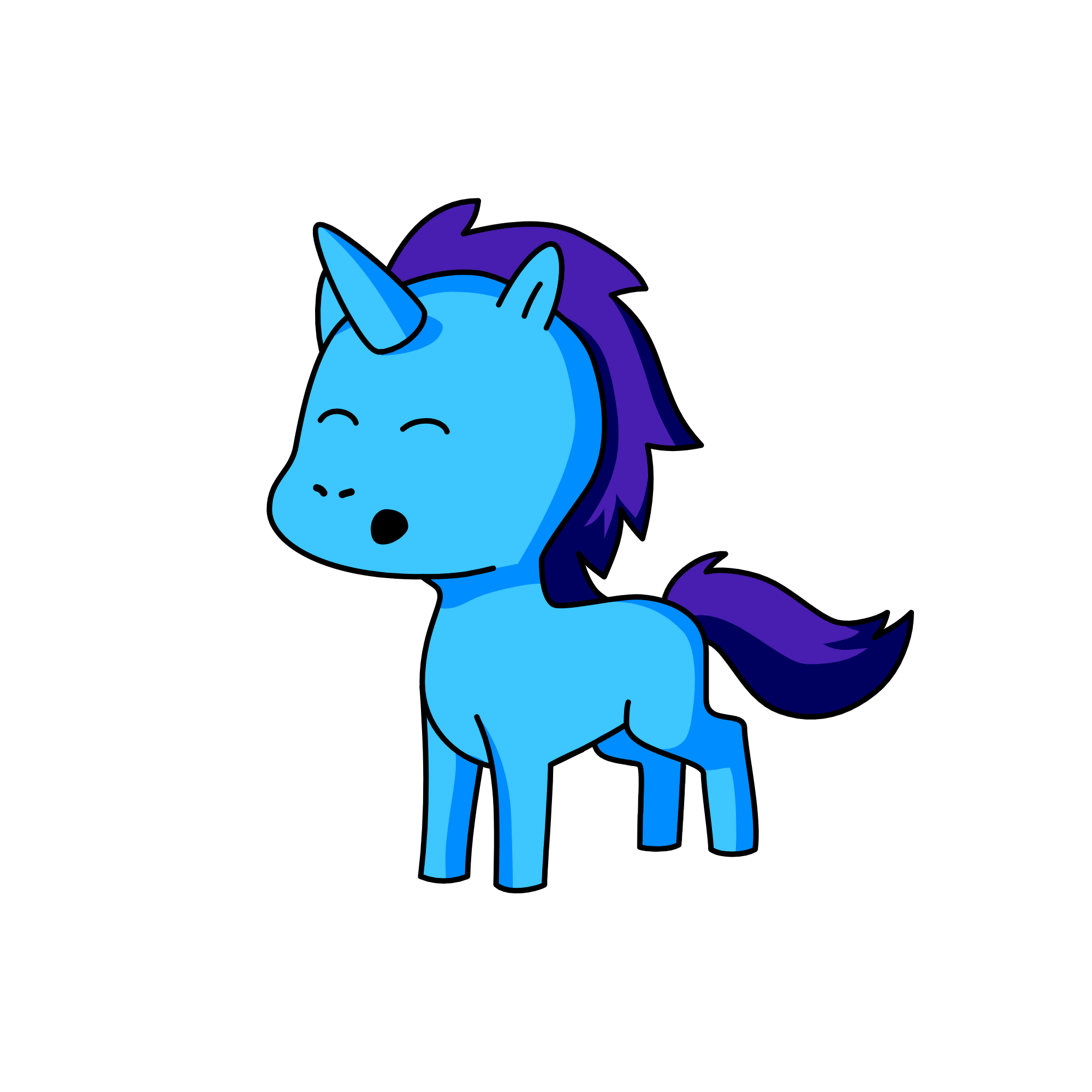 Sadness, the unicorn