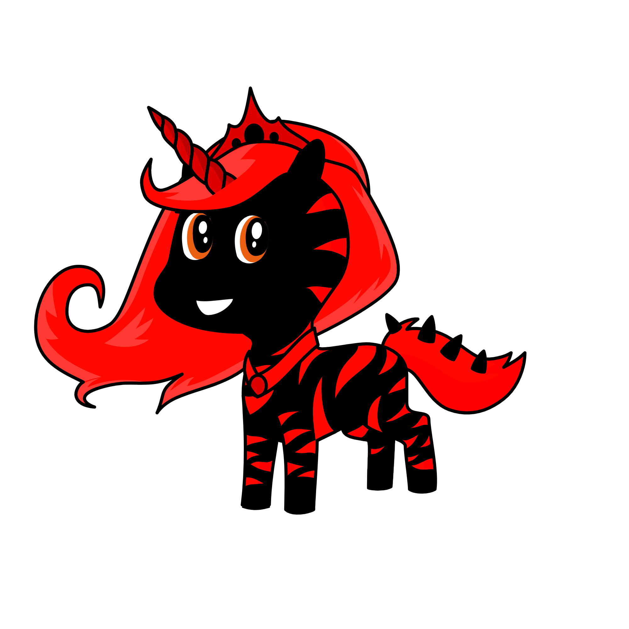 Queen devil, the unicorn