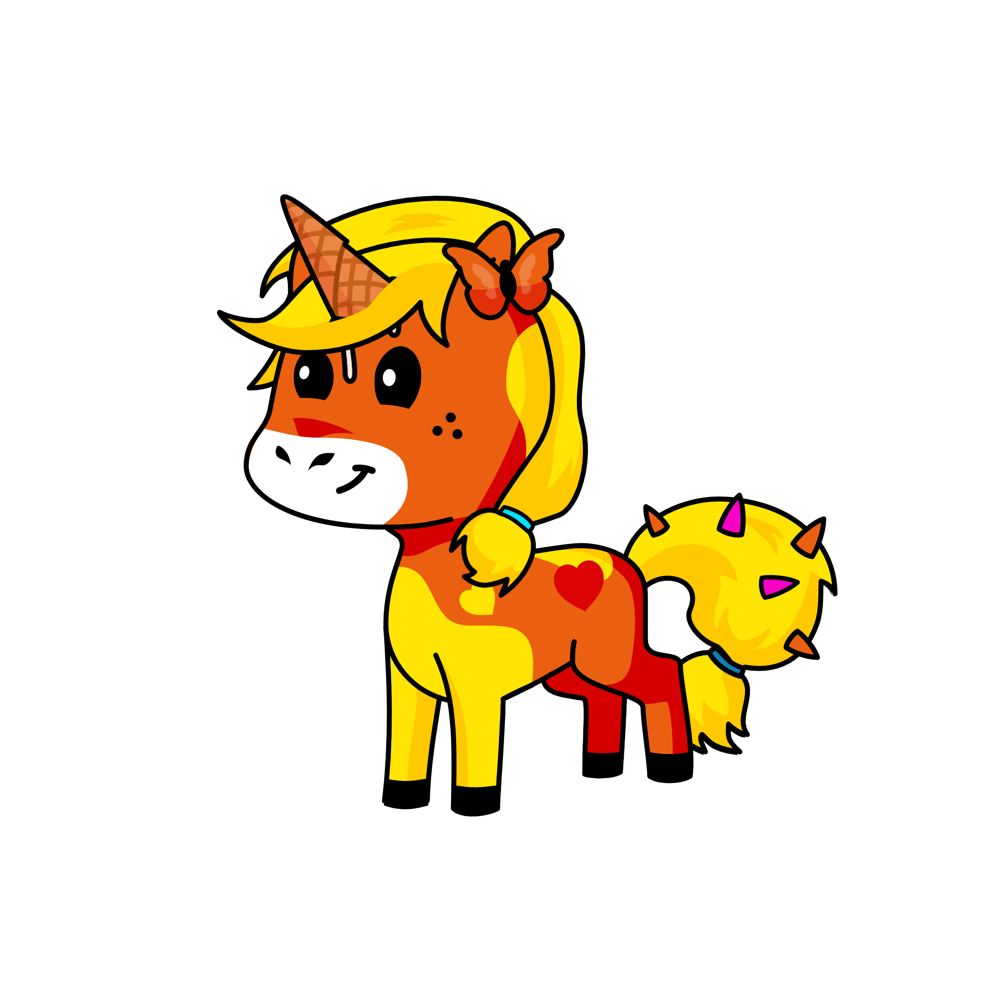Melted Ice Cream, the unicorn