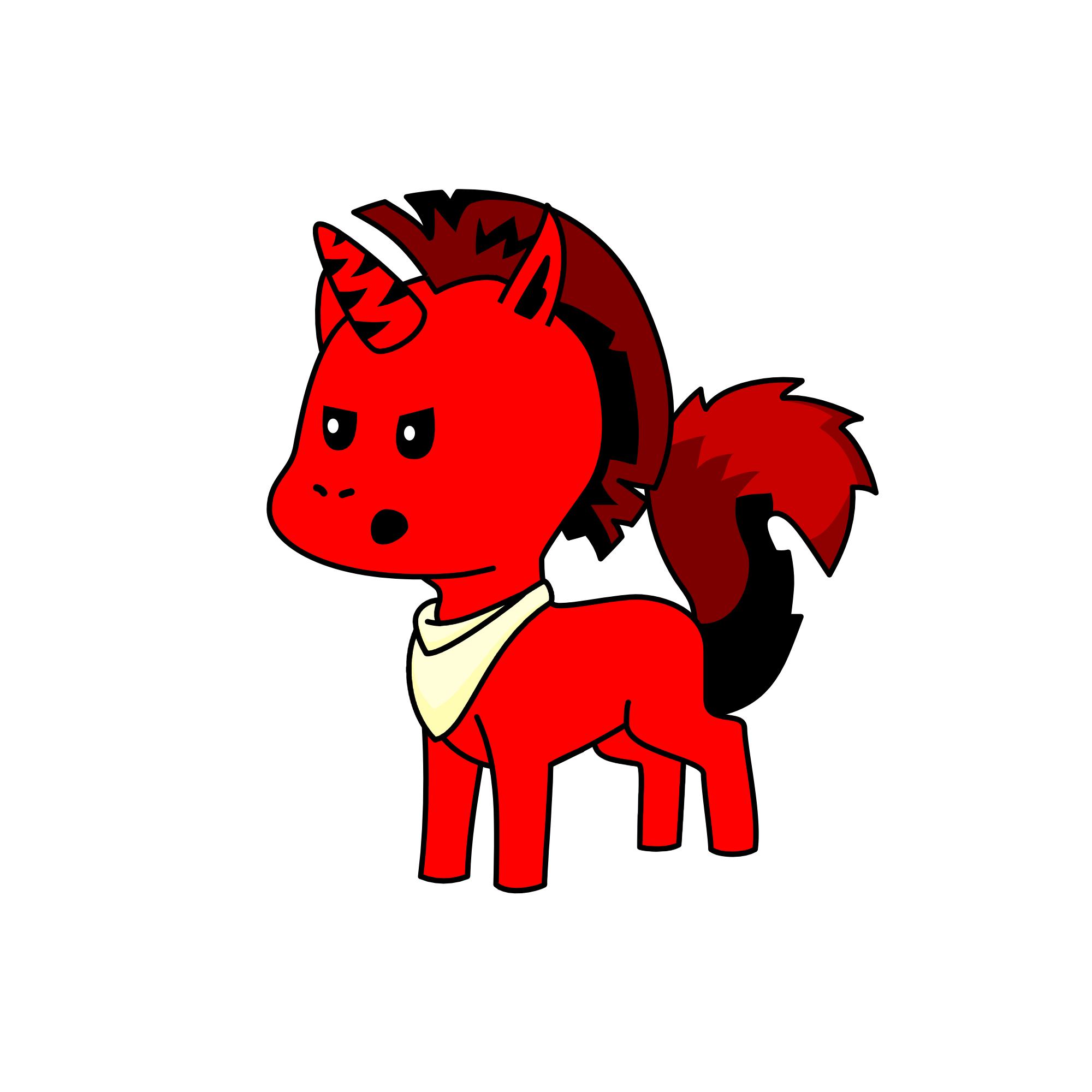 Anger, the unicorn