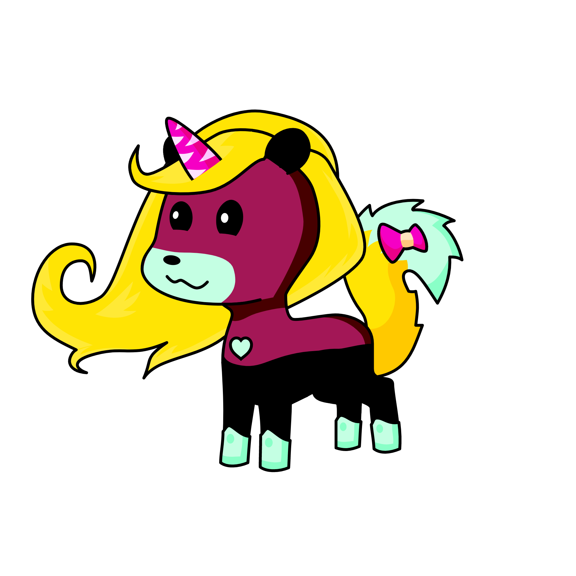 bella f, the unicorn