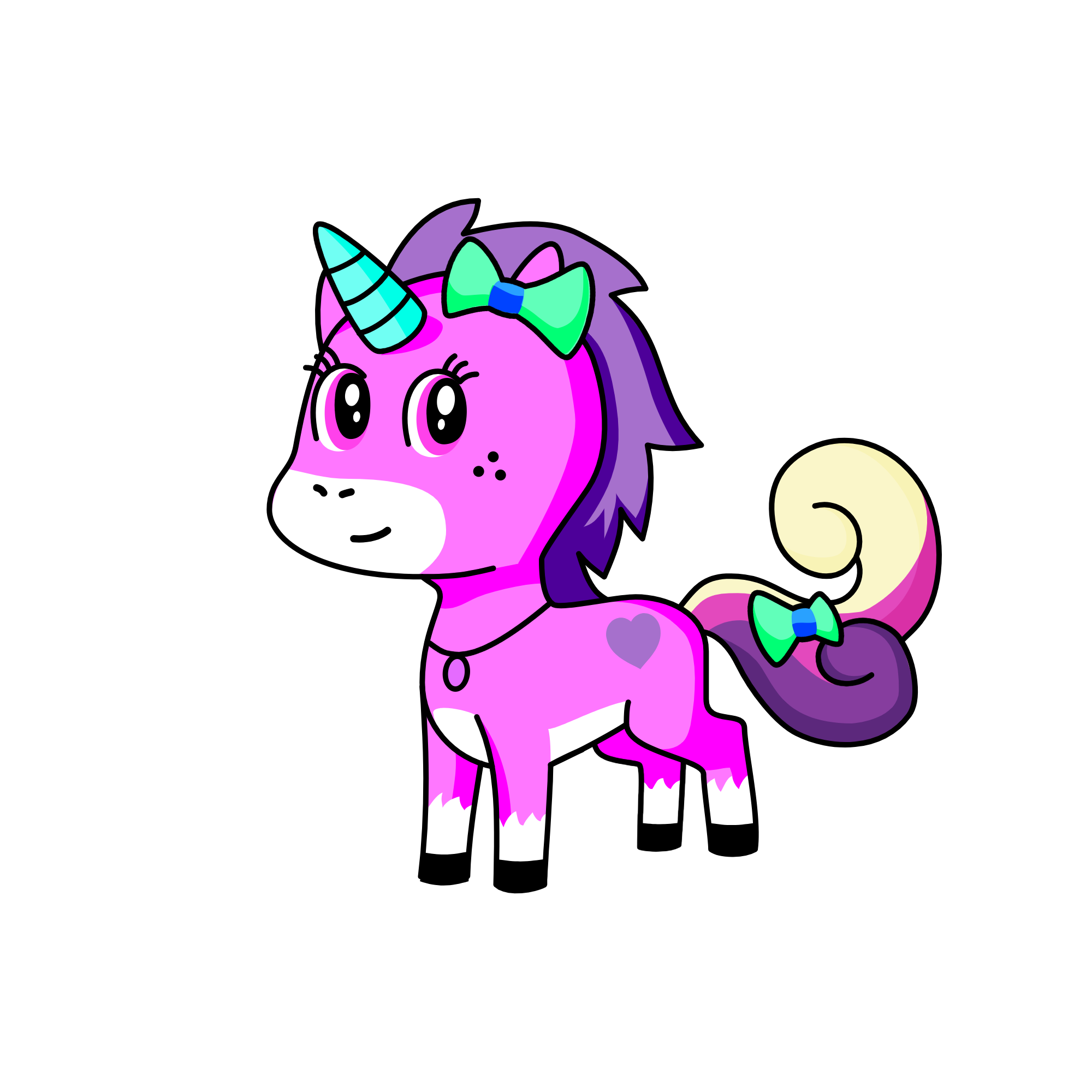 Pastel, the unicorn