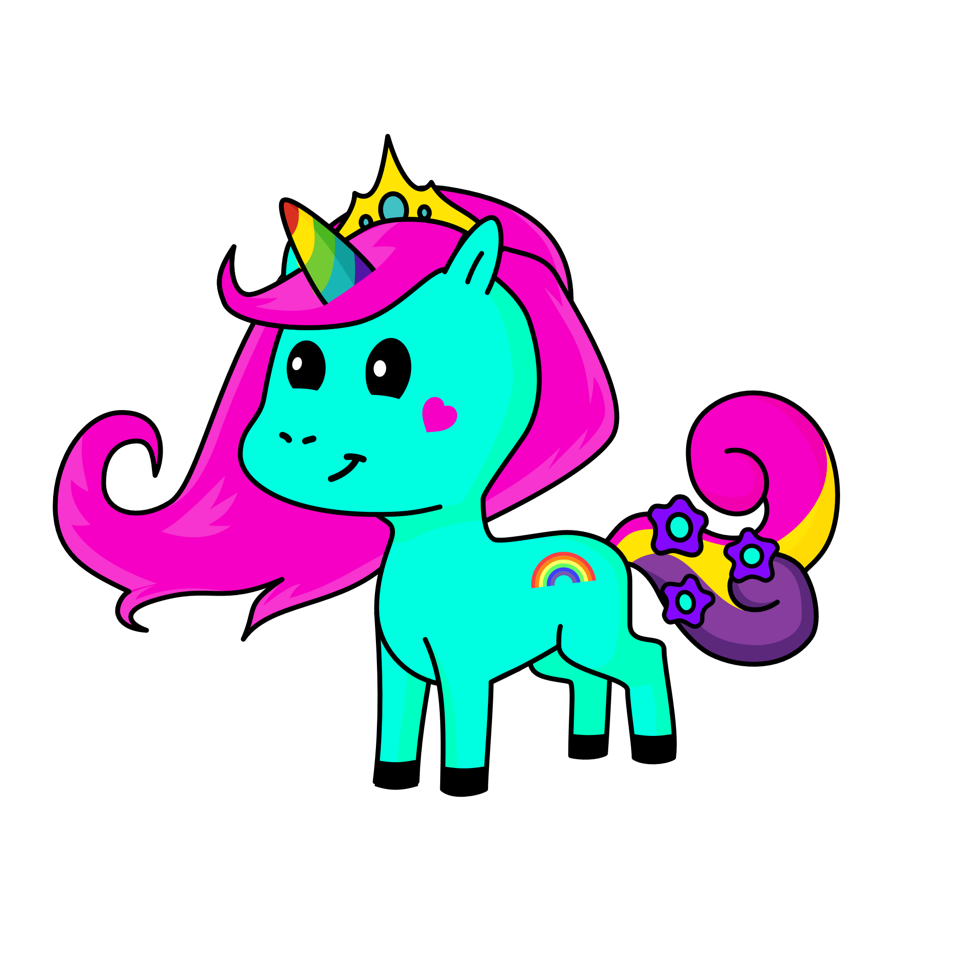 Maya, the unicorn