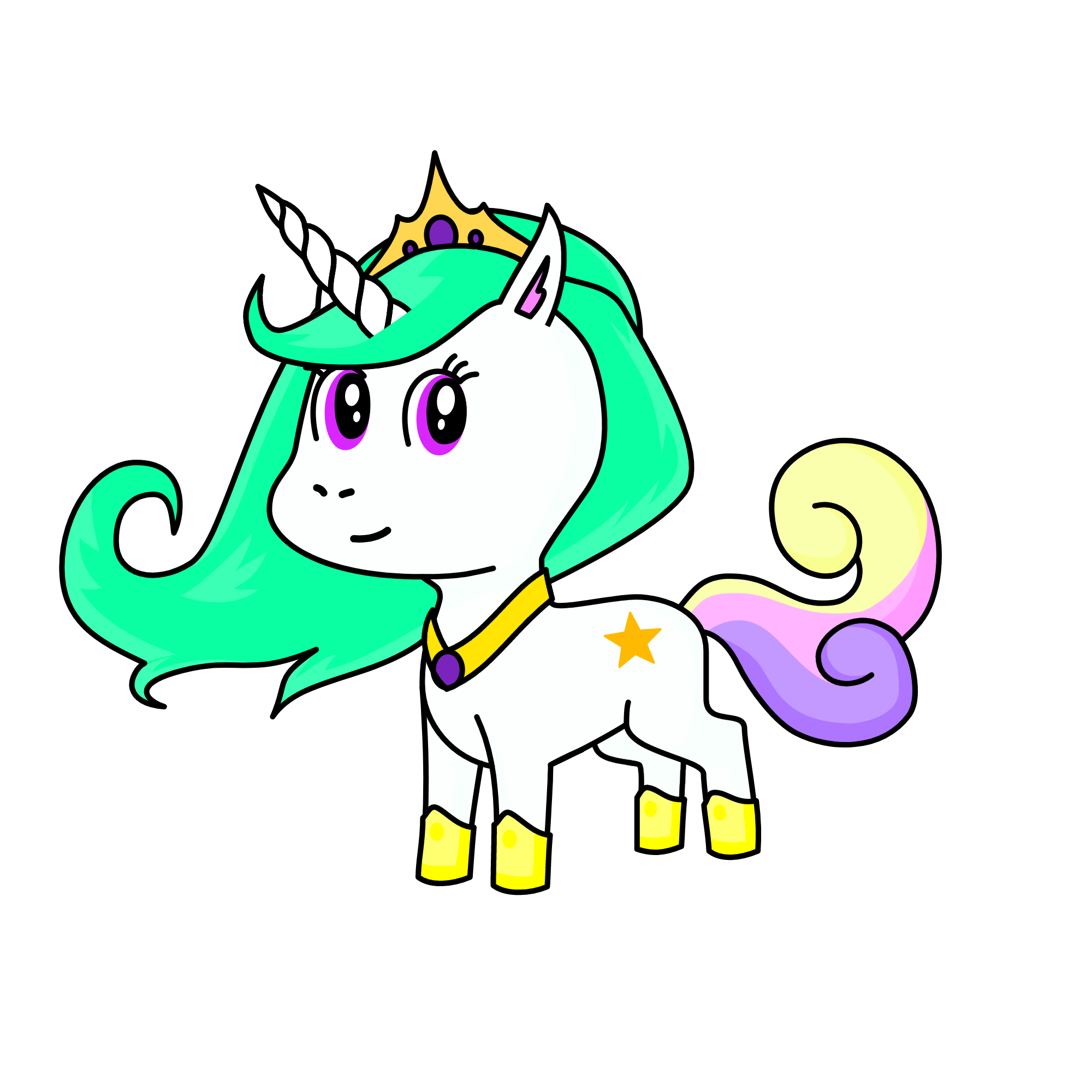 Princess Celestia, the unicorn