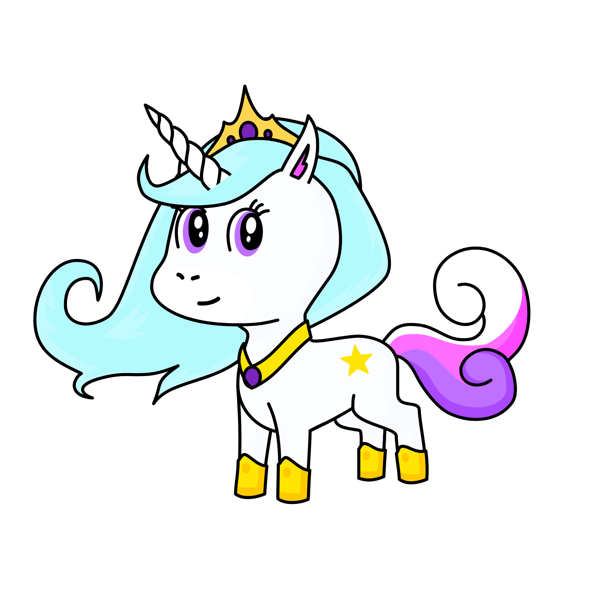 Princess Calsatifn, the unicorn