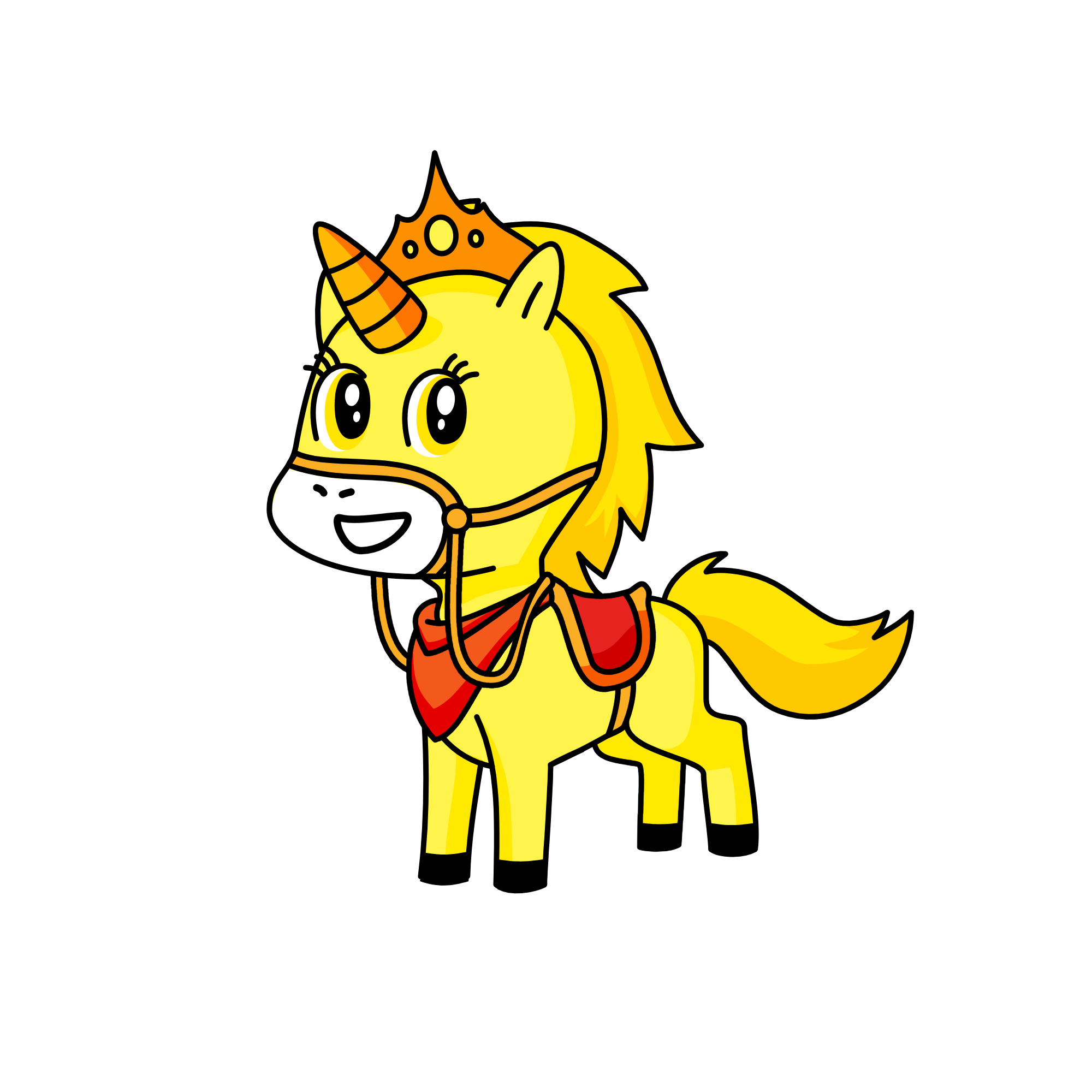Yippu, the unicorn