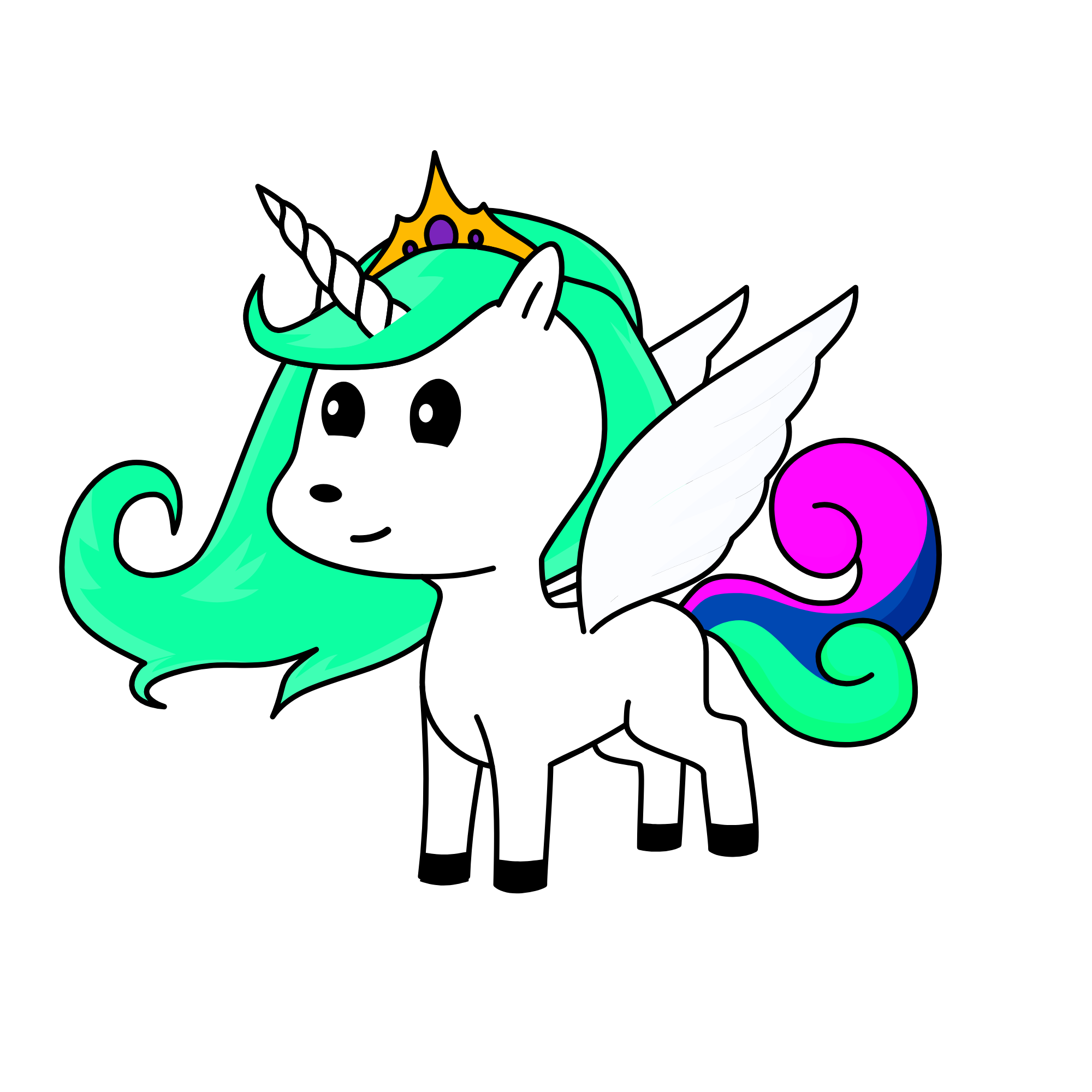 Princess celestia, the unicorn