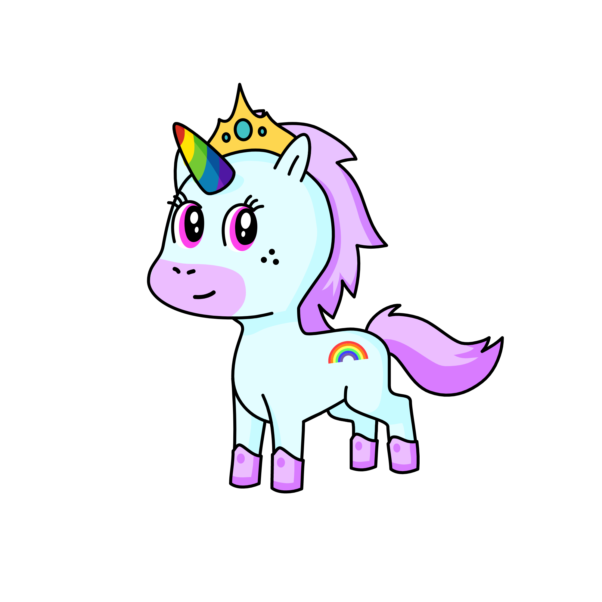 princess, the unicorn