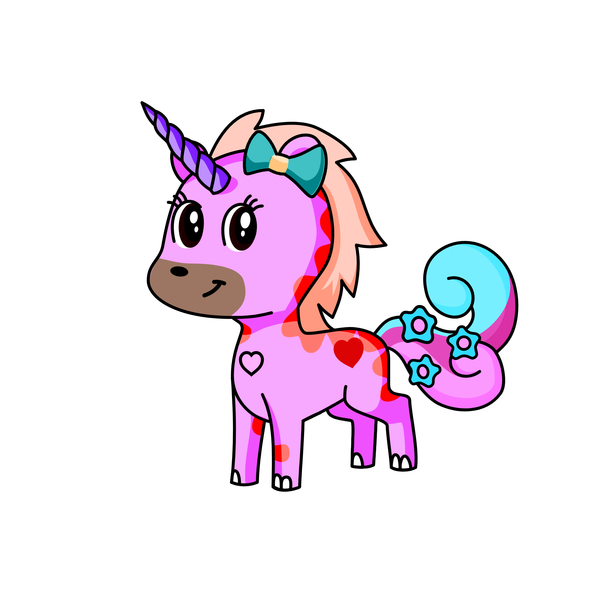 ねこ, the unicorn