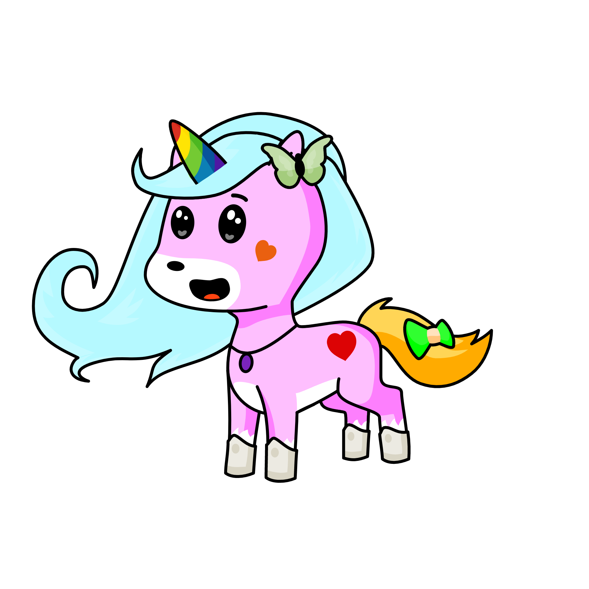 Rainbowcorn, the unicorn