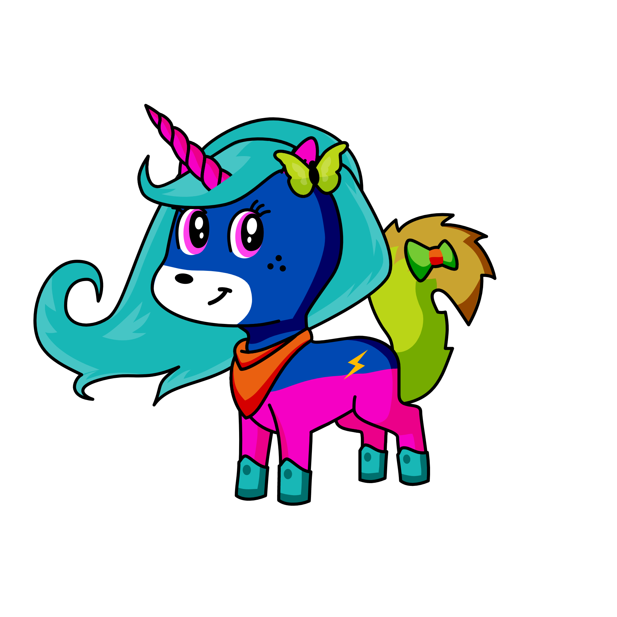 gökkuşağı, the unicorn