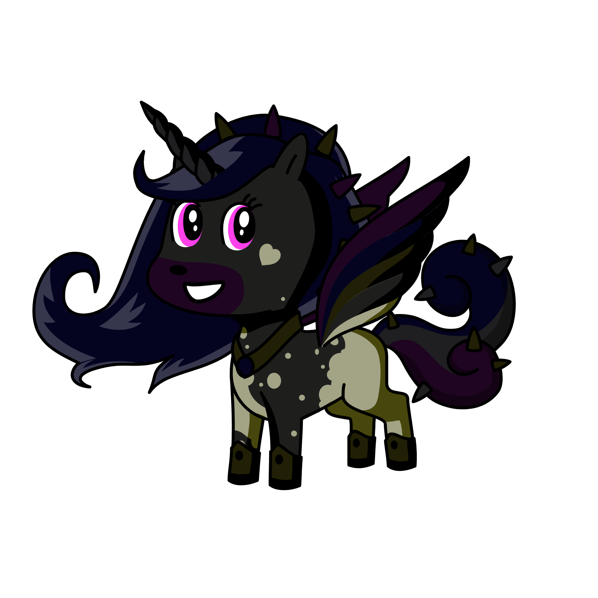 Midnight, the unicorn