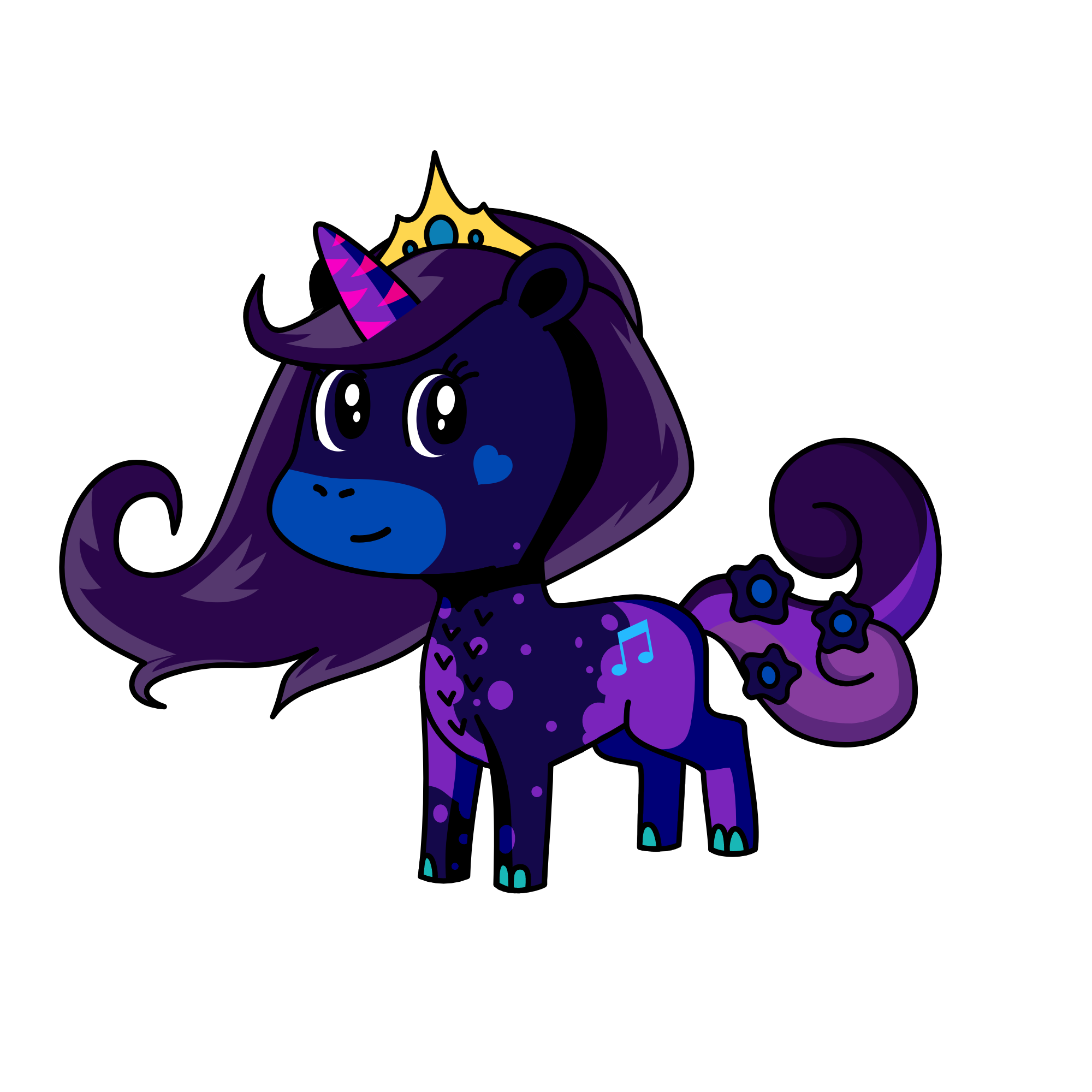 Luna, the unicorn