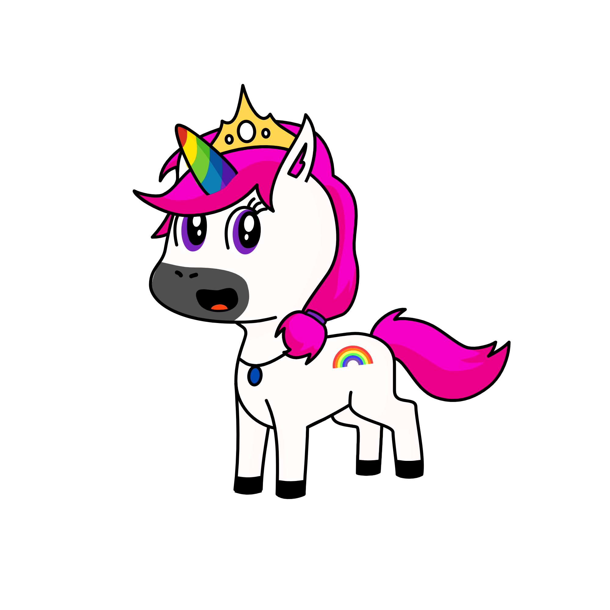 Rosy, the unicorn