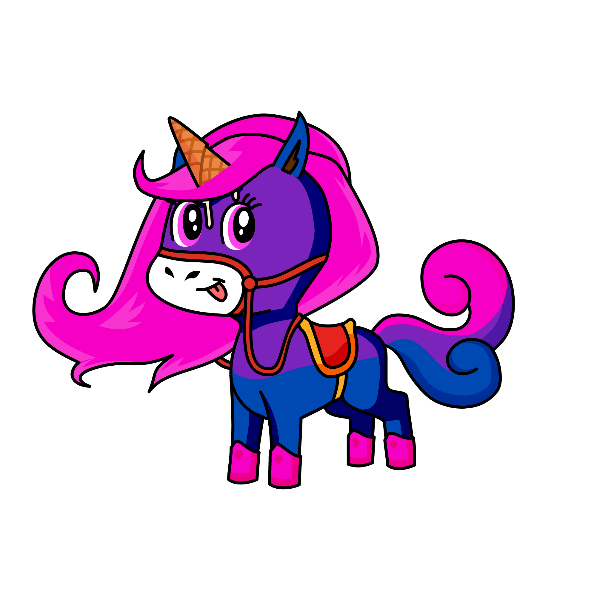 Mixy, the unicorn