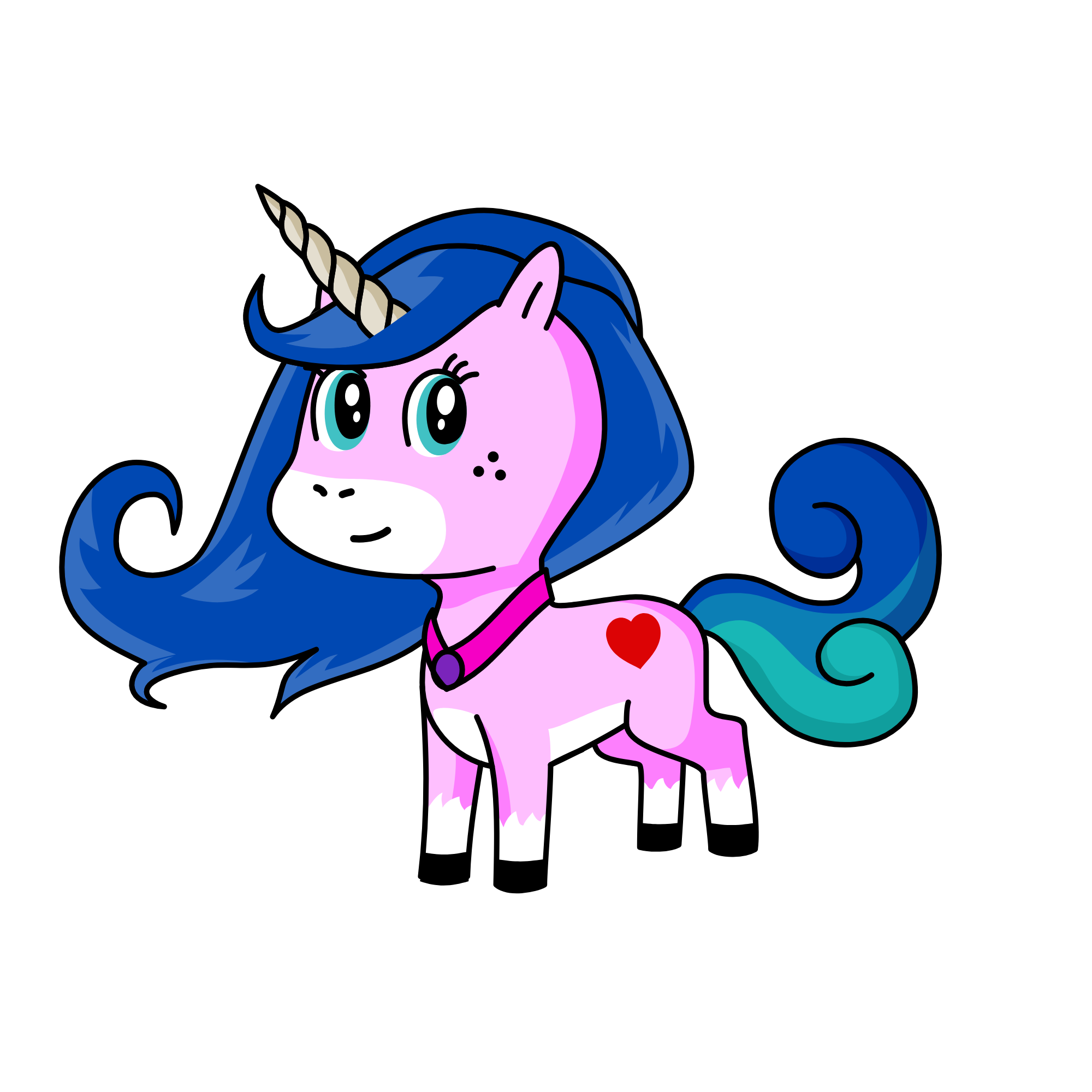 Snowy, the unicorn