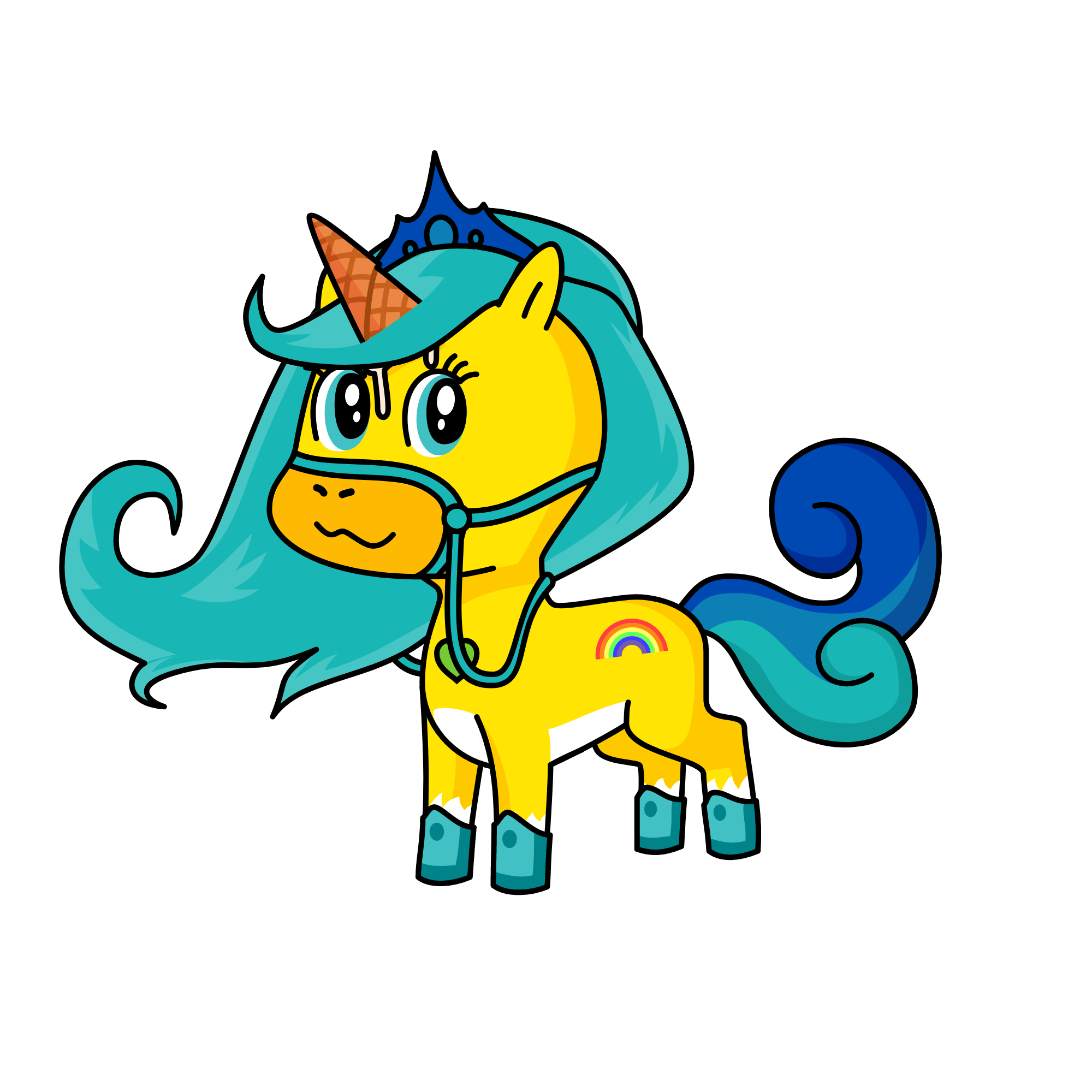 Princess ice-cream, the unicorn