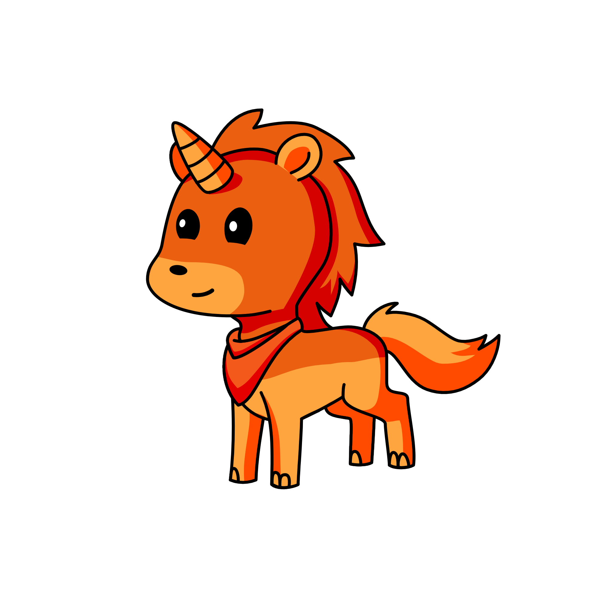 Twisty, the unicorn