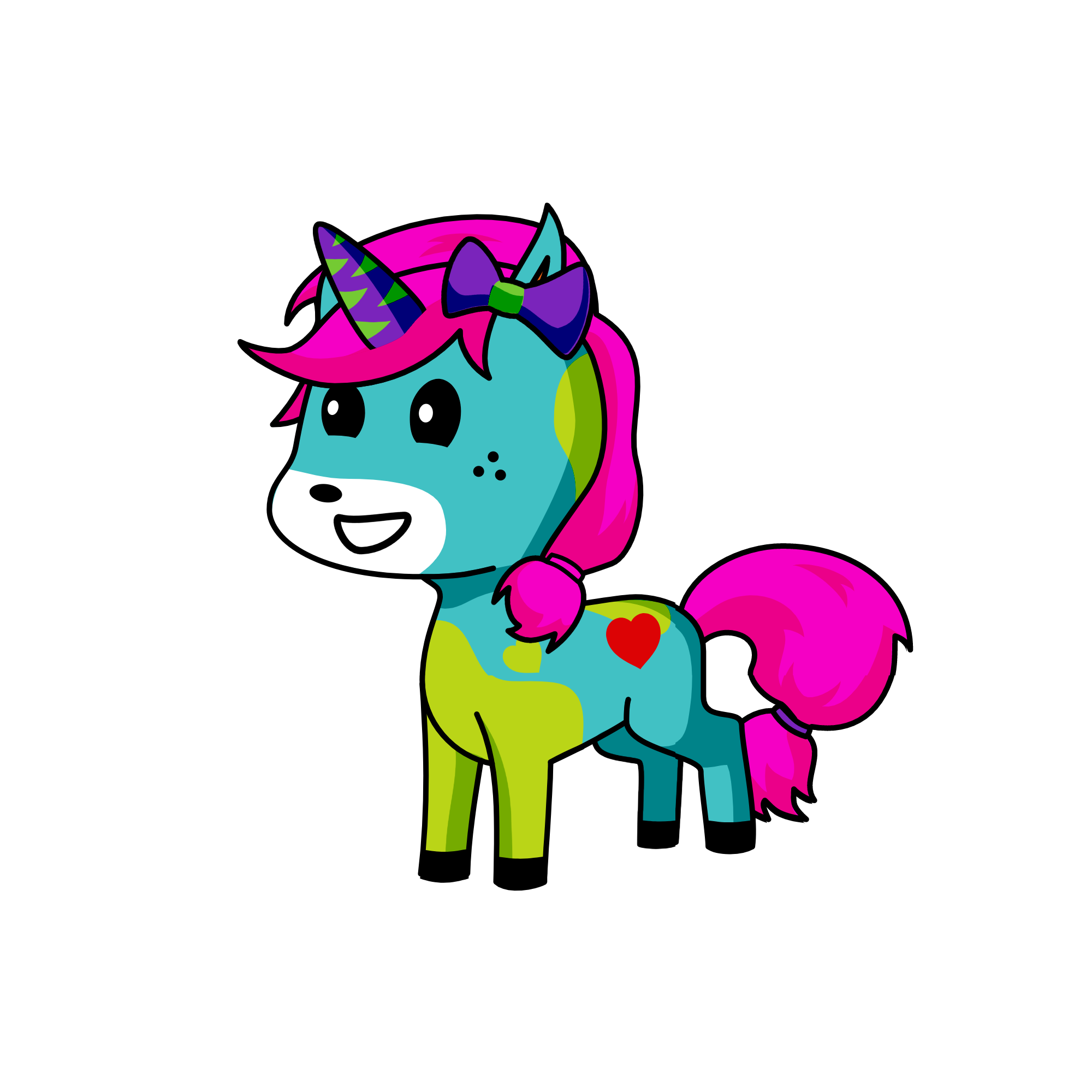 Colorstar, the unicorn