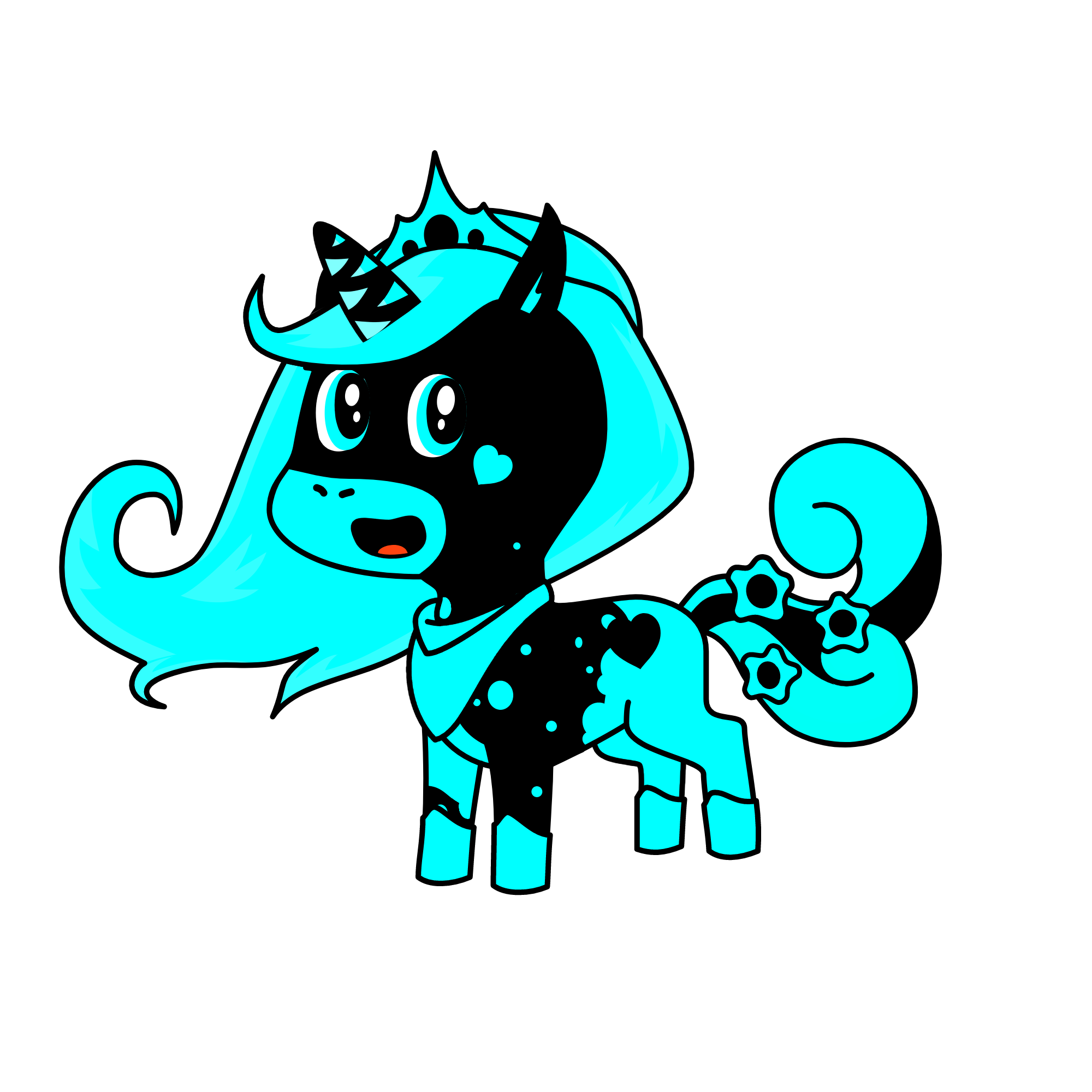 neon, the unicorn
