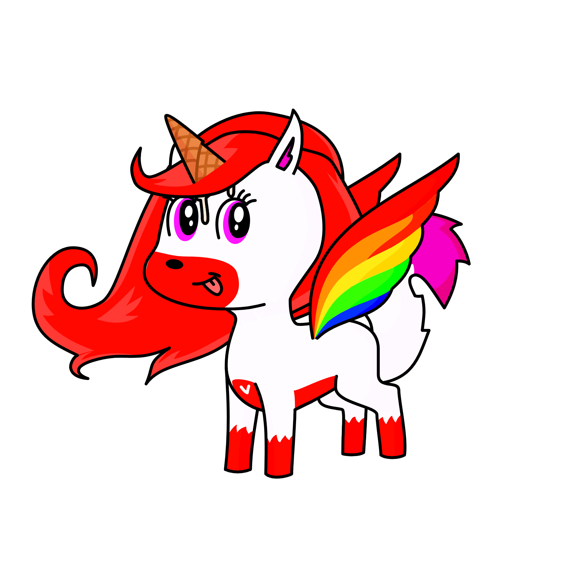 rainbow, the unicorn
