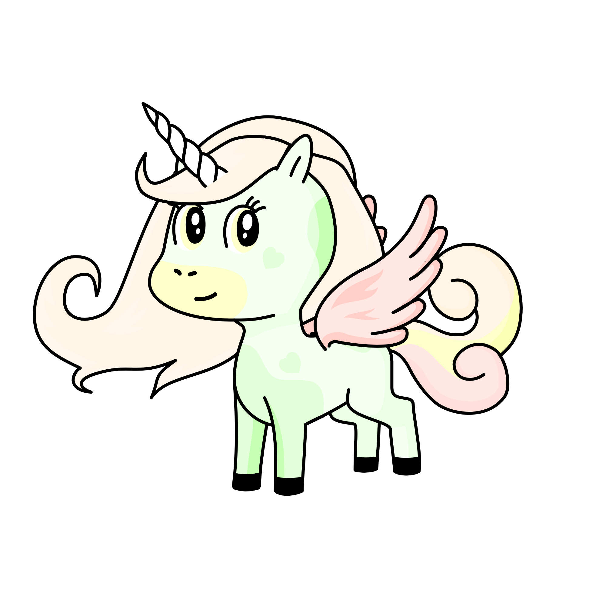 Vanilla, the unicorn