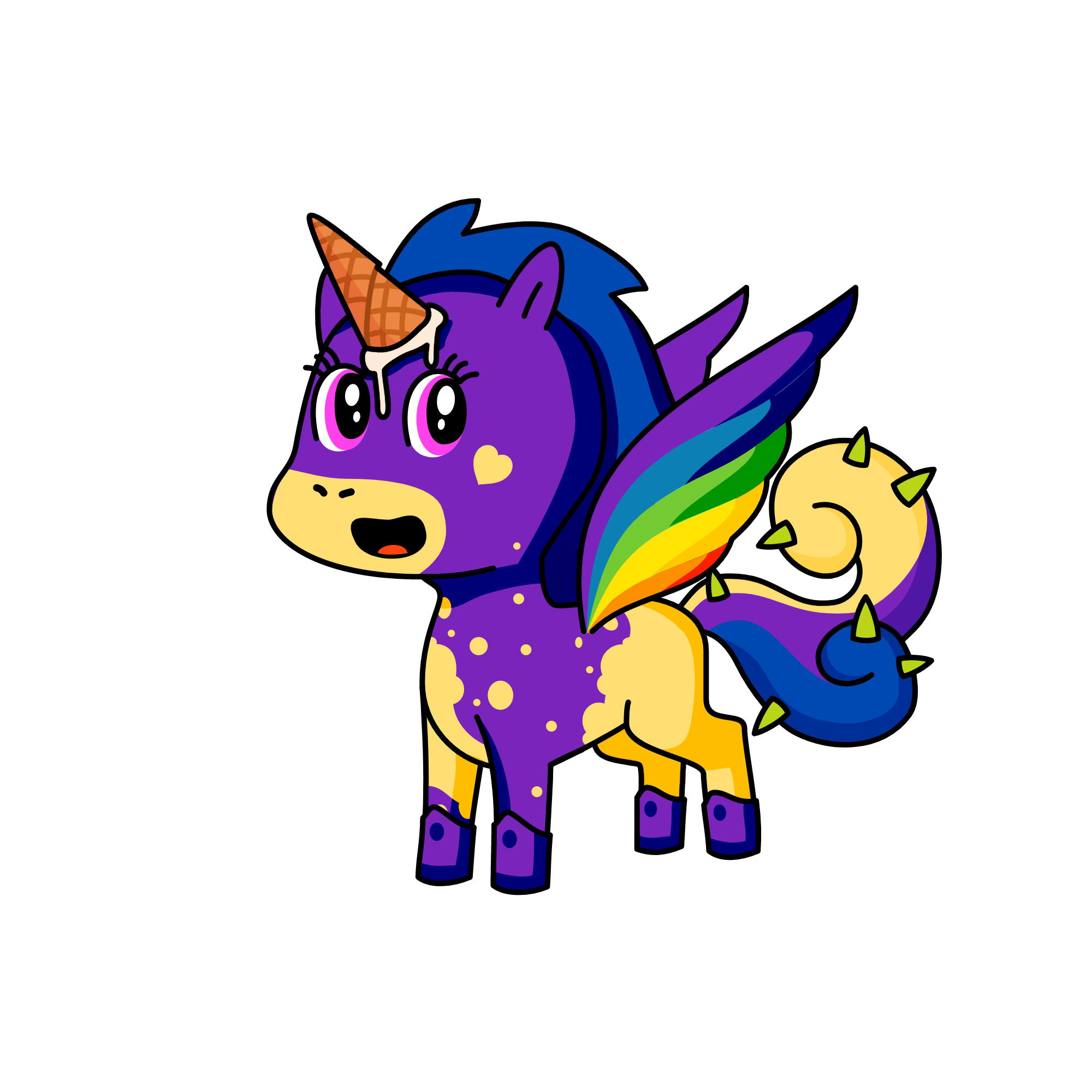 falalalalala!!!, the unicorn