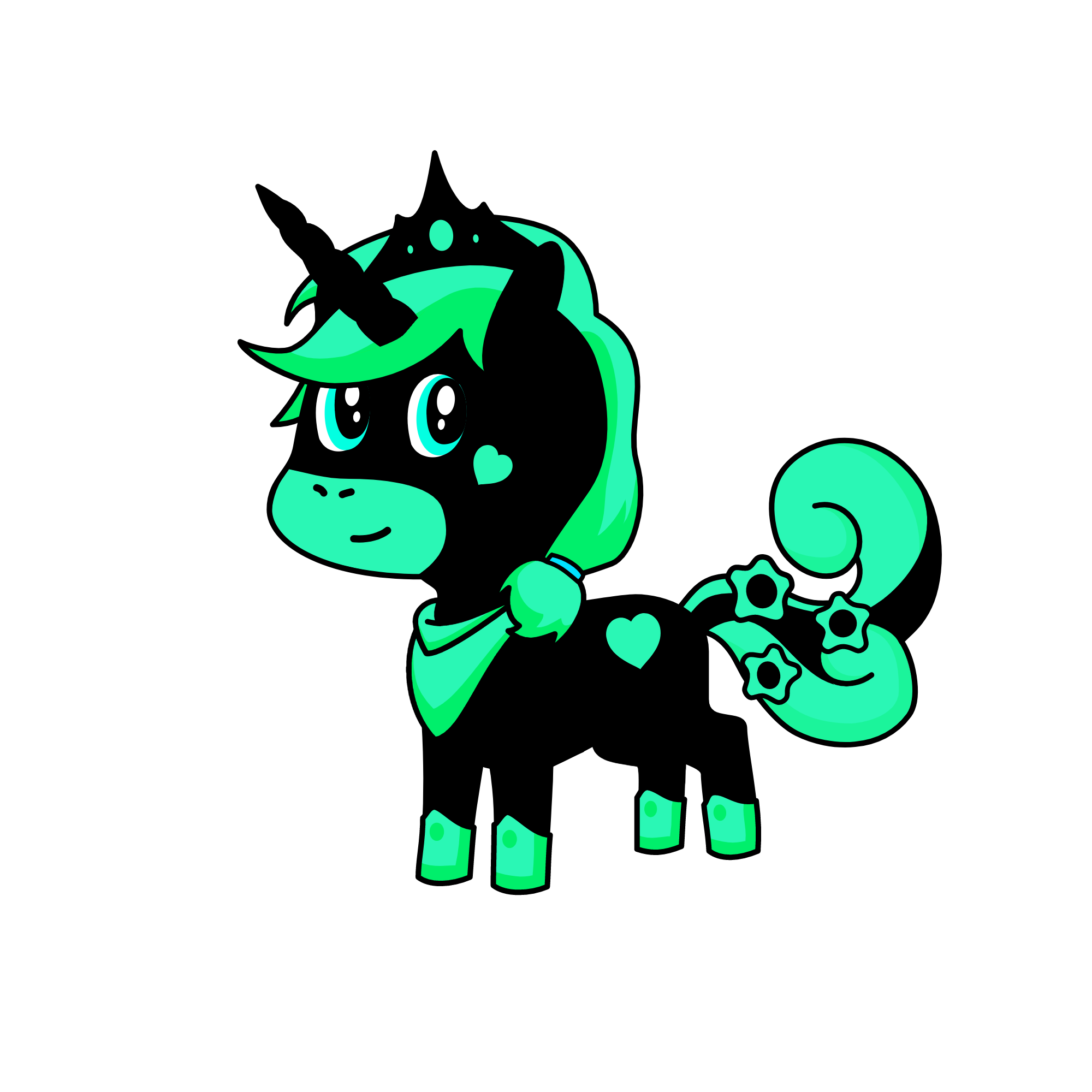 Crystal, the unicorn