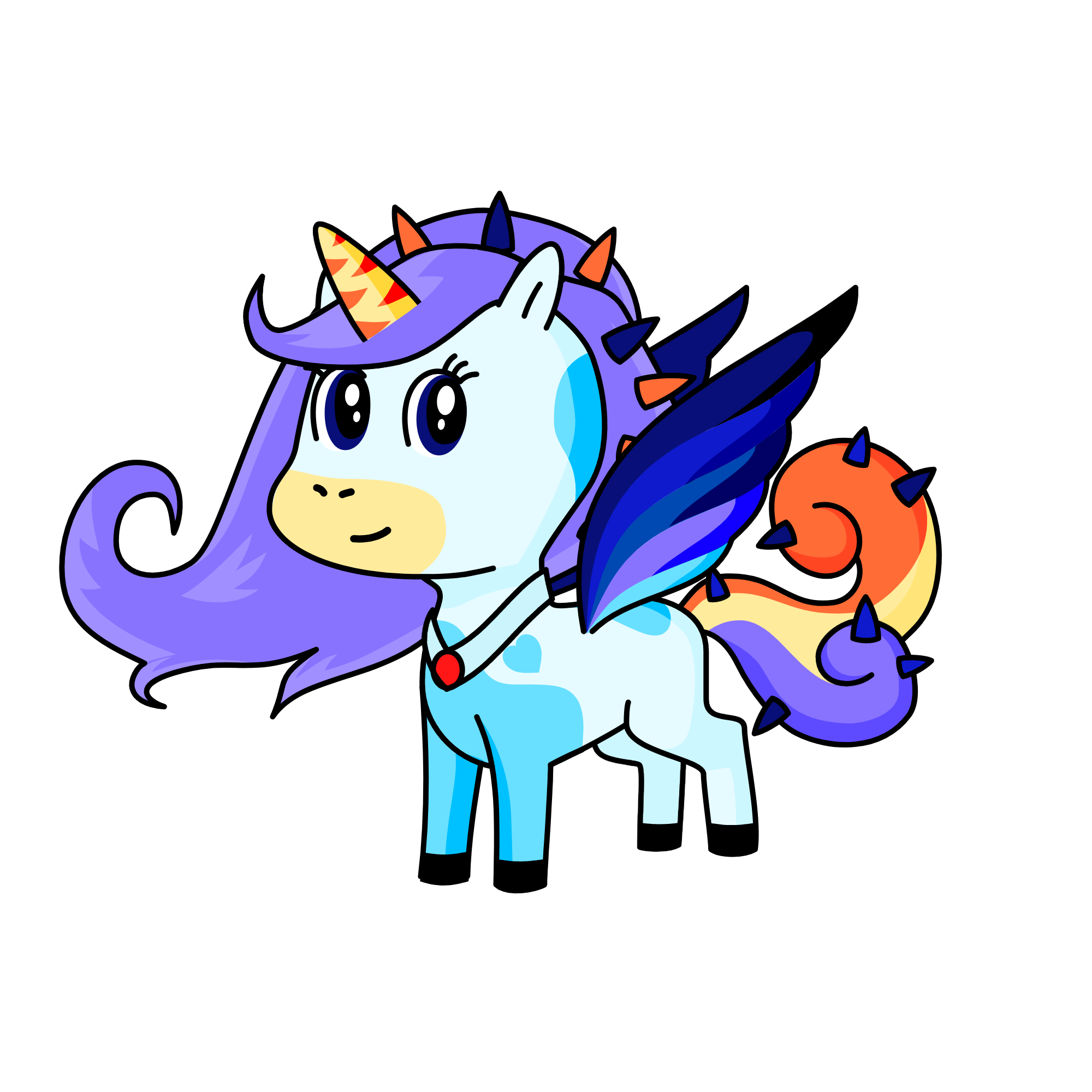 Oceania, the unicorn