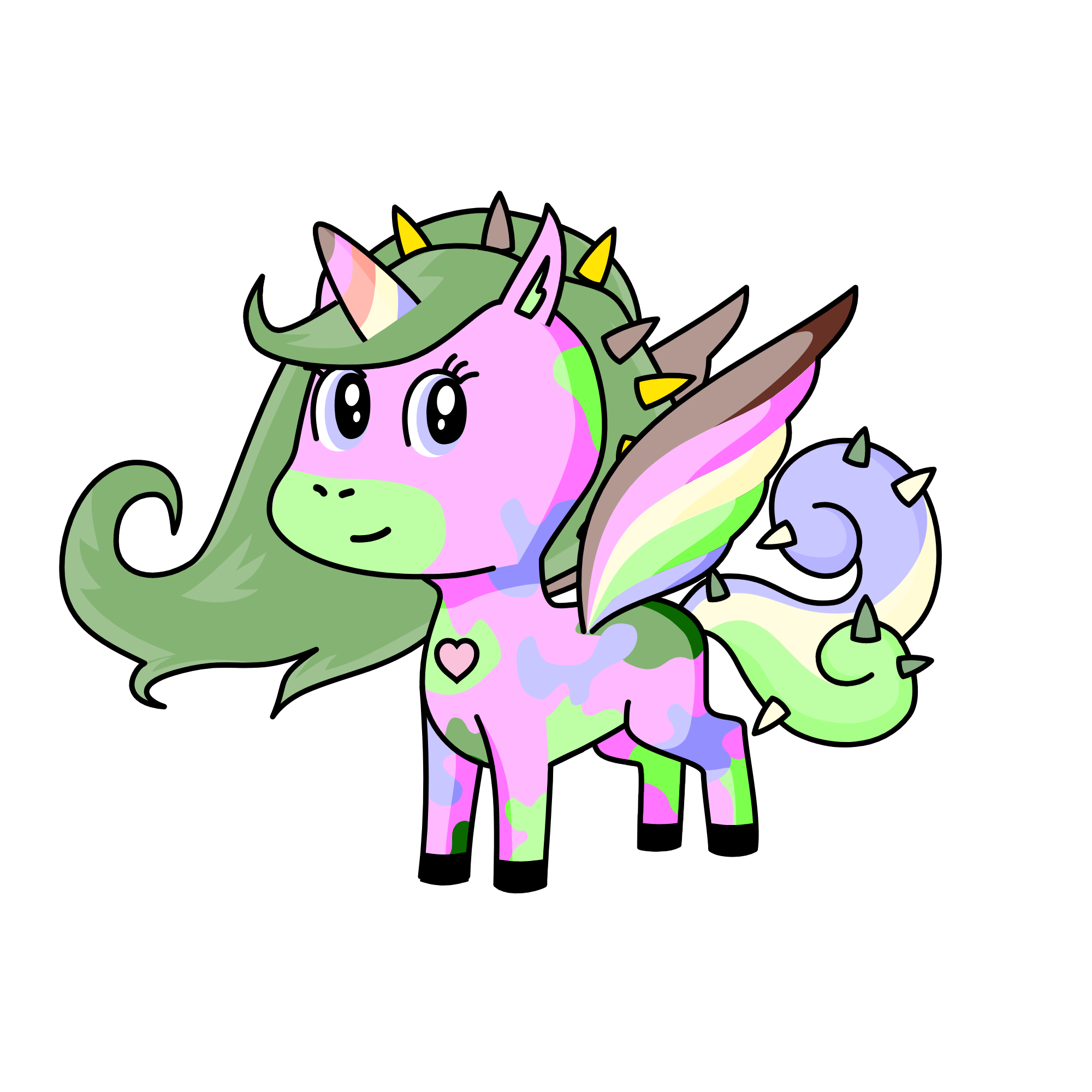 coral, the unicorn