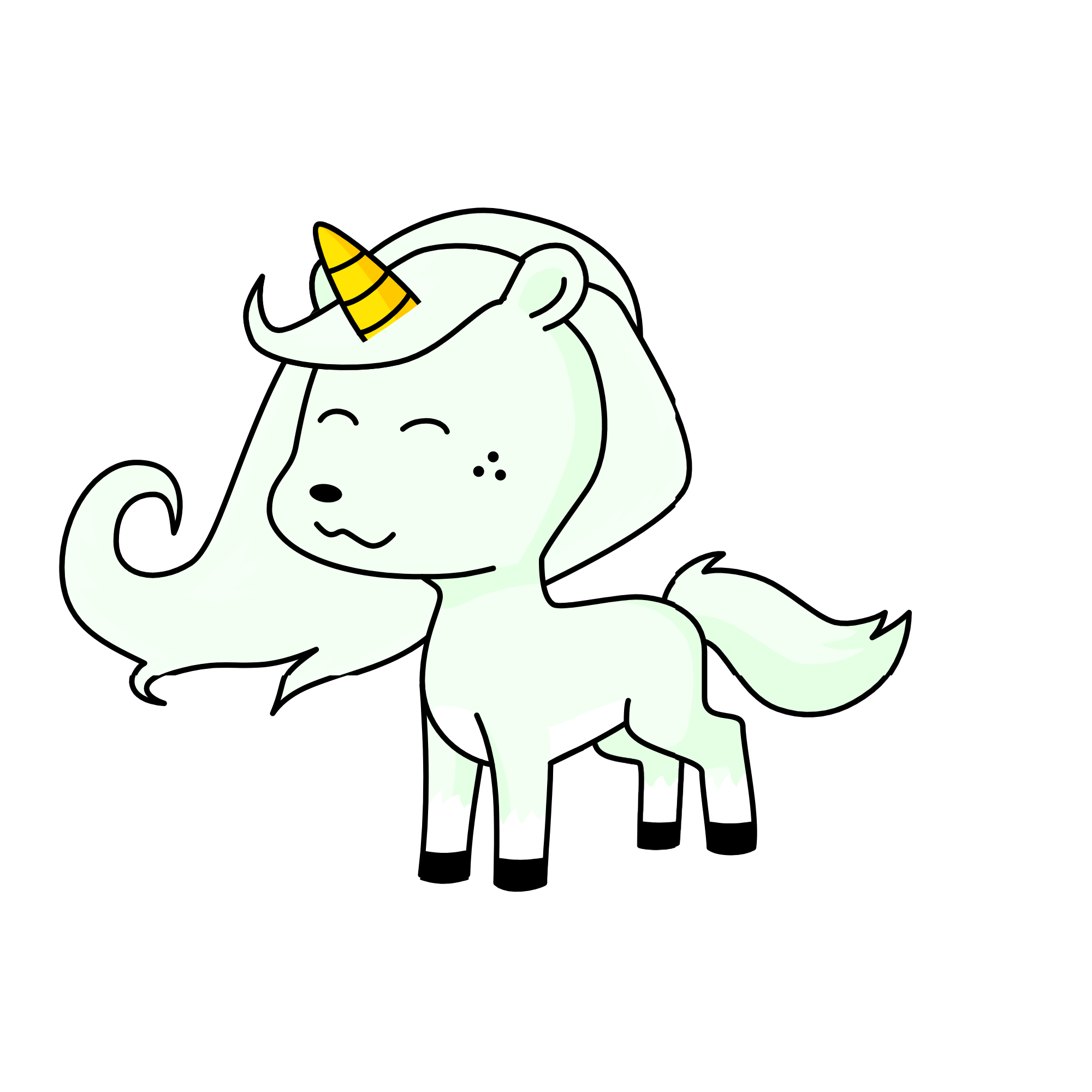 blank, the unicorn