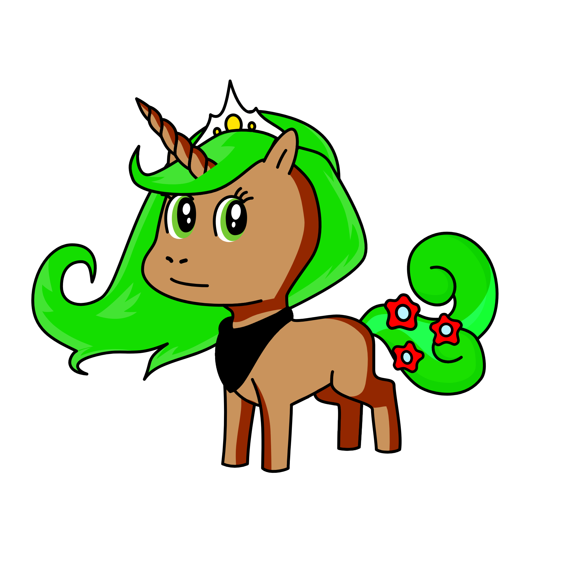 Christmas Tree, the unicorn