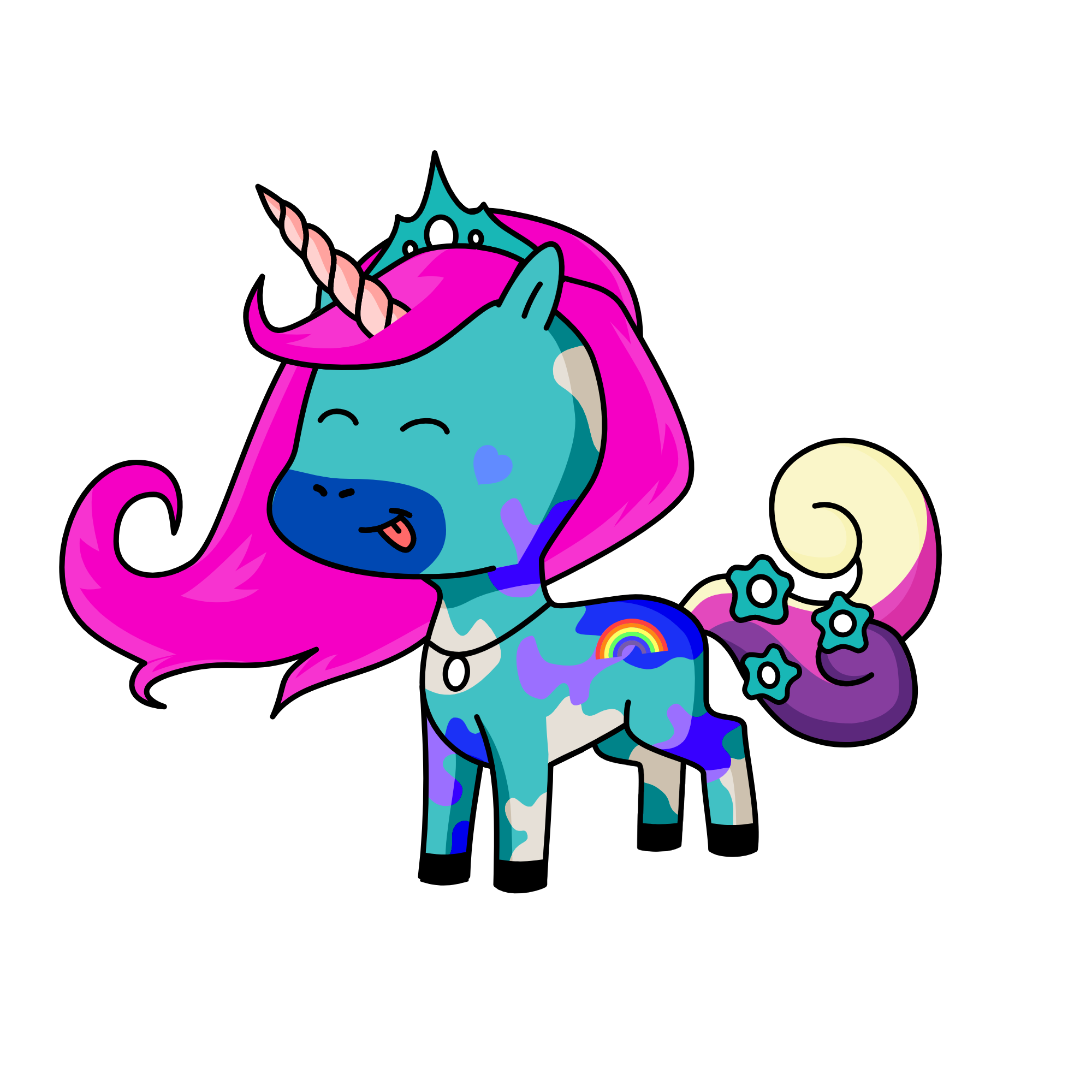 Winter, the unicorn