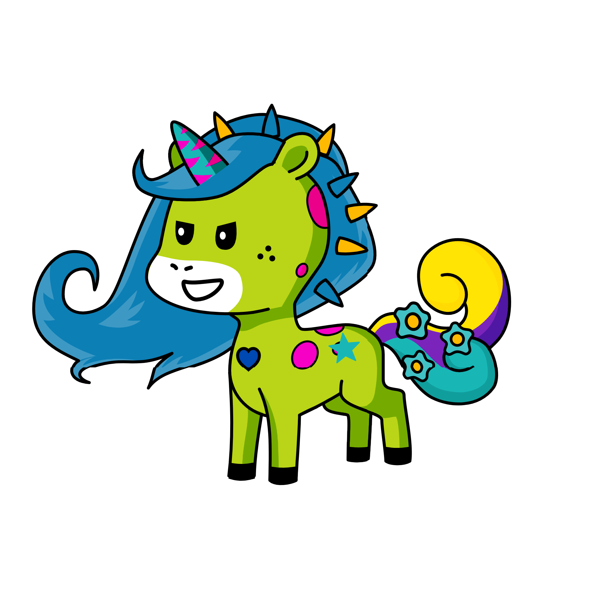 Porky`, the unicorn