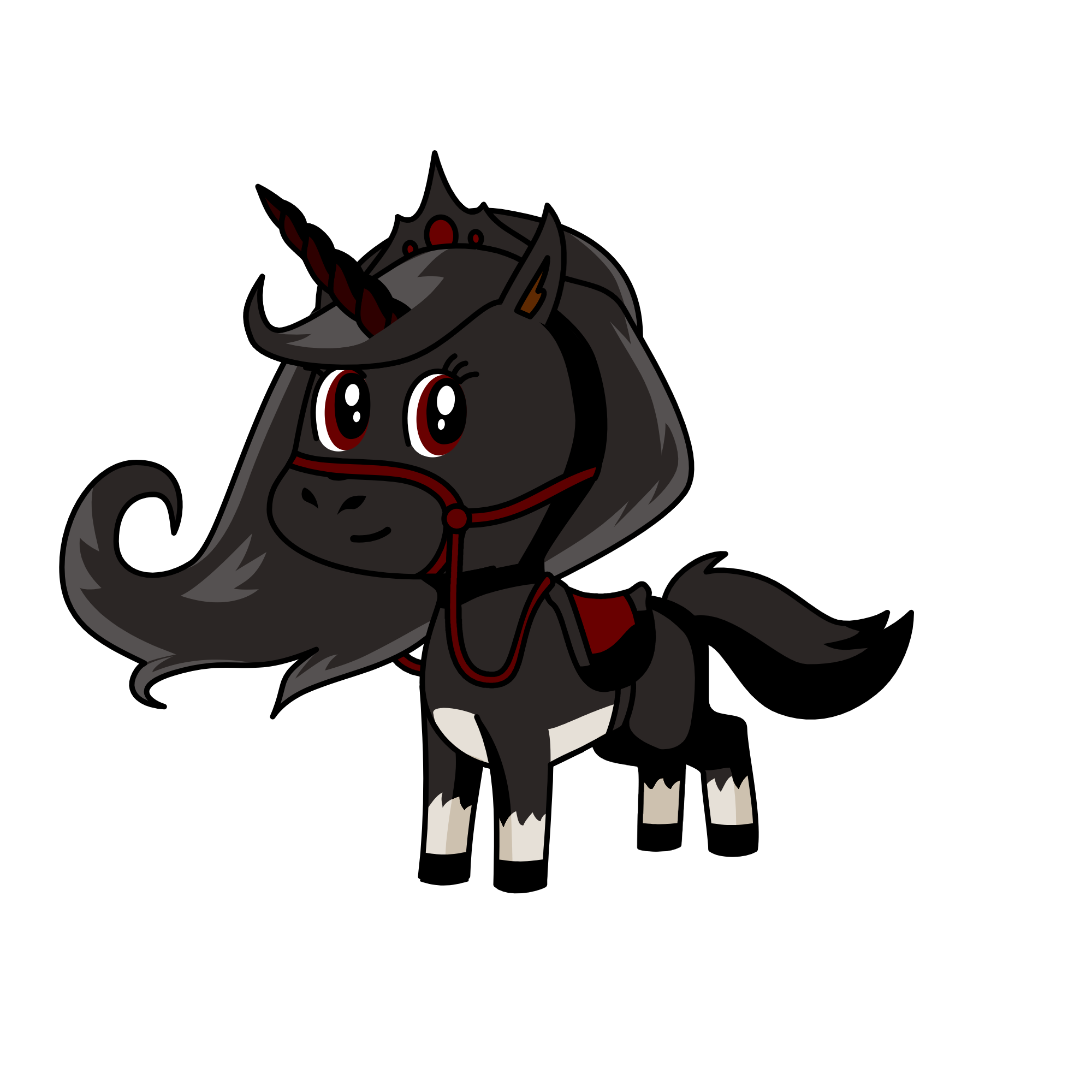 blackie, the unicorn