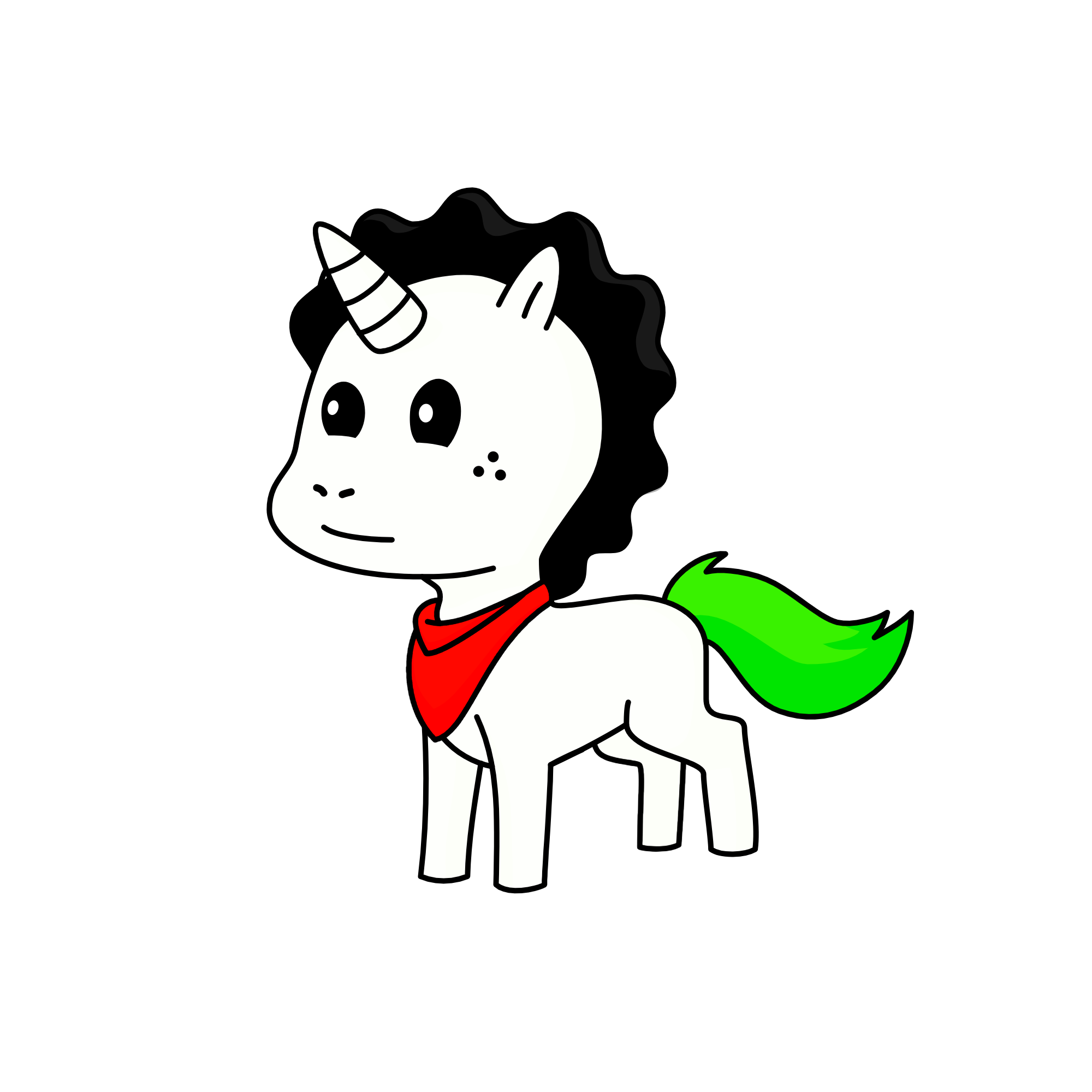 Snowcorn, the unicorn