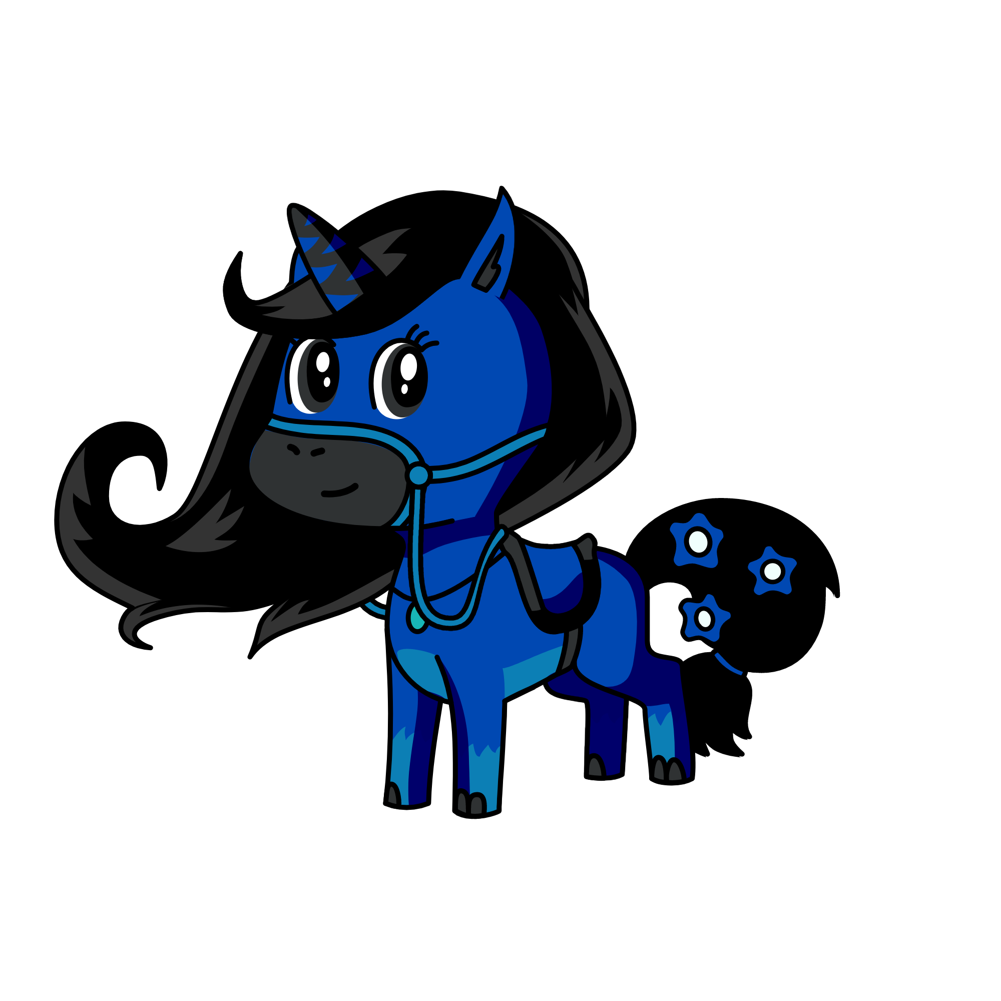 darkly, the unicorn