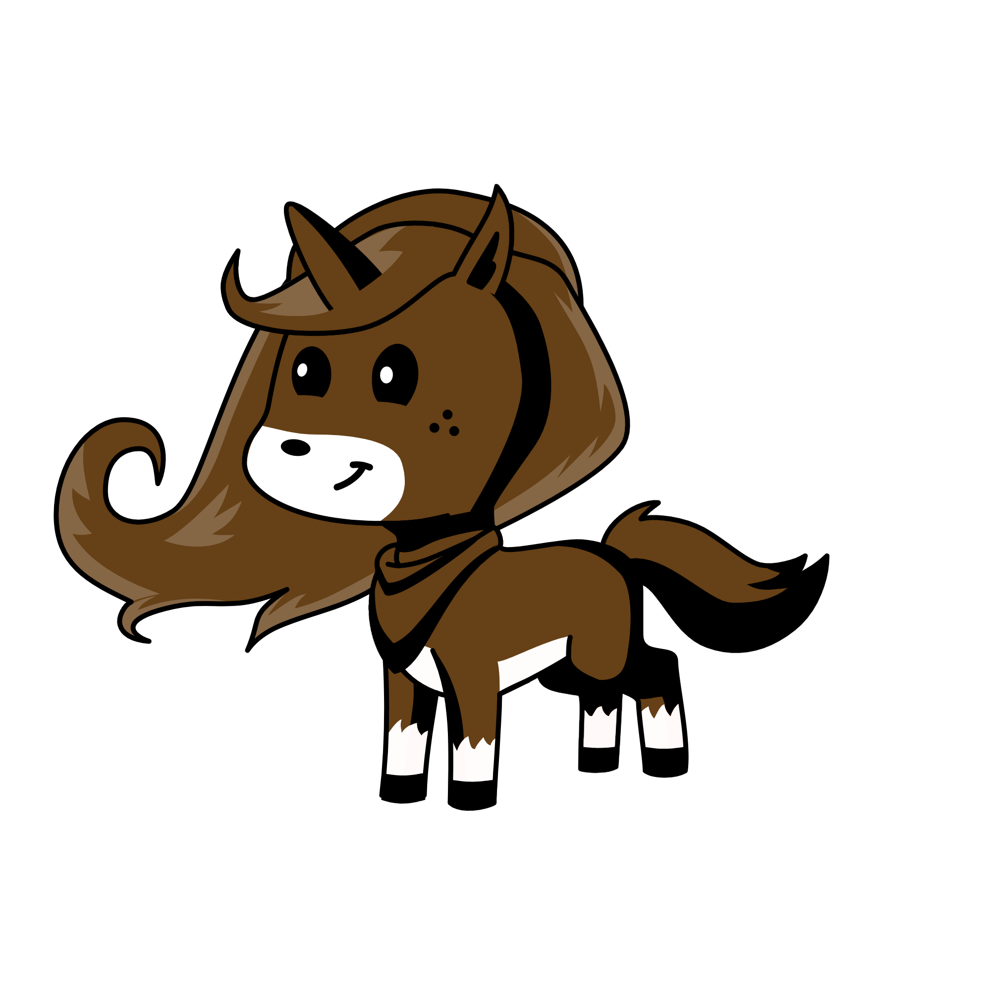 deer, the unicorn