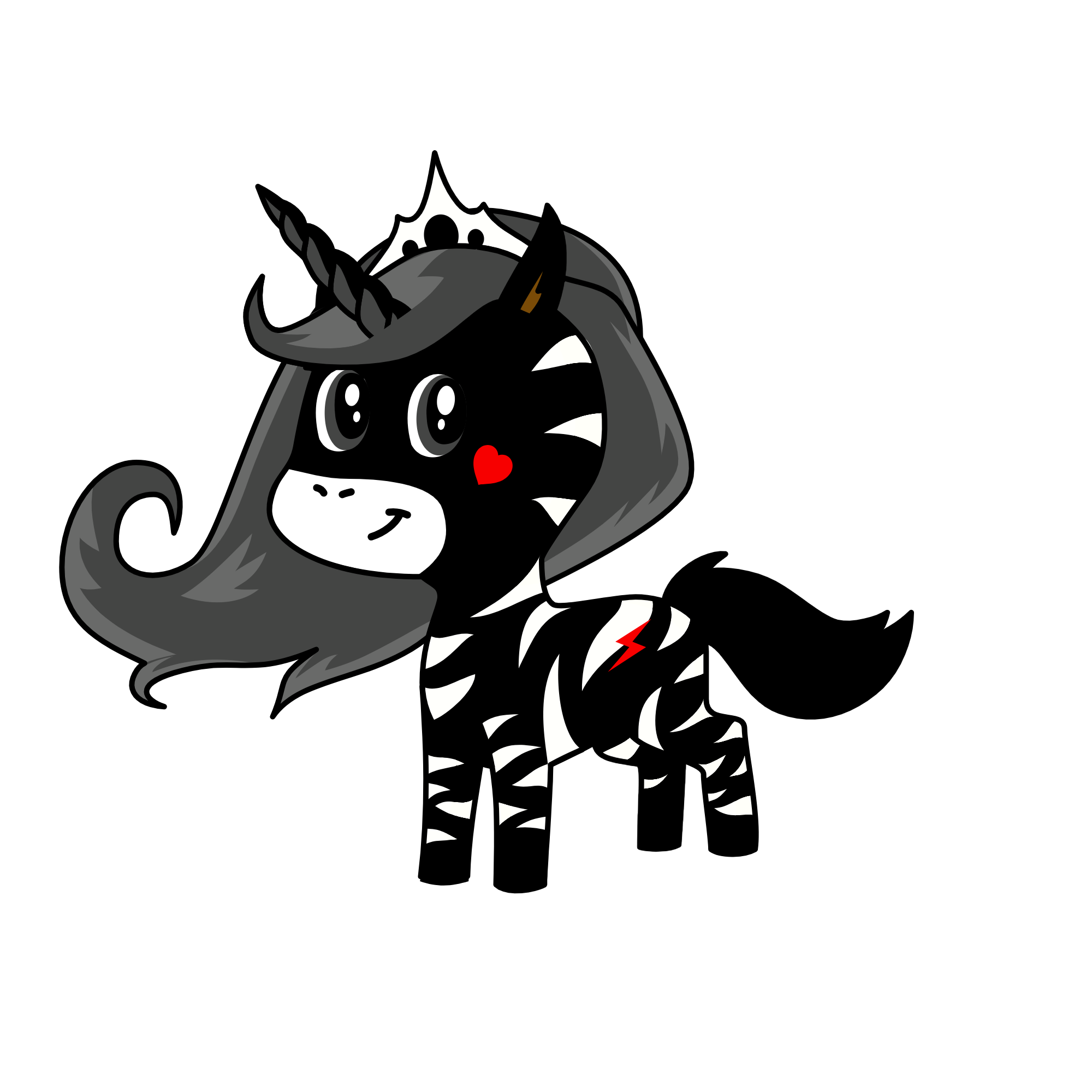 moon =), the unicorn