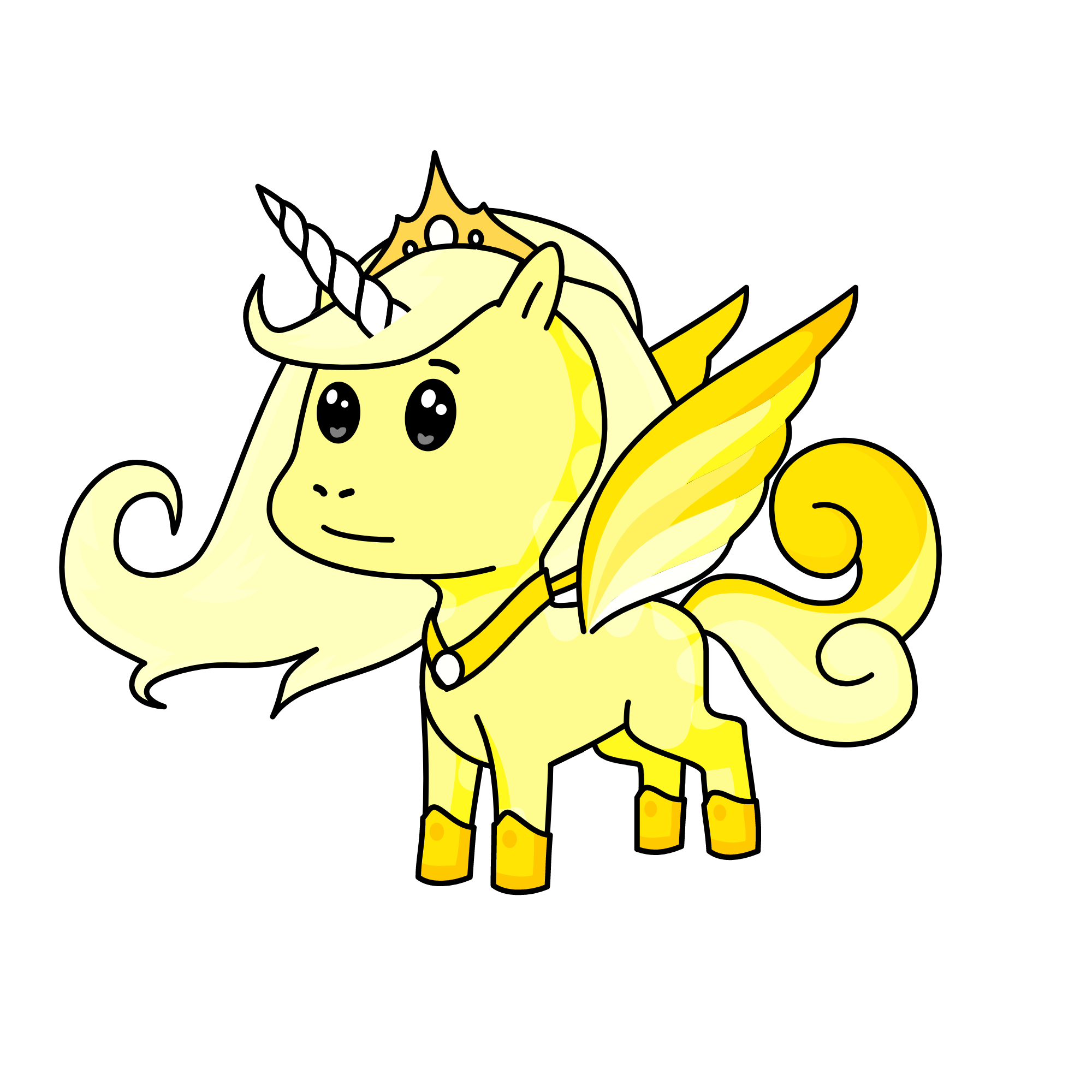 Queen Sunshine, the unicorn