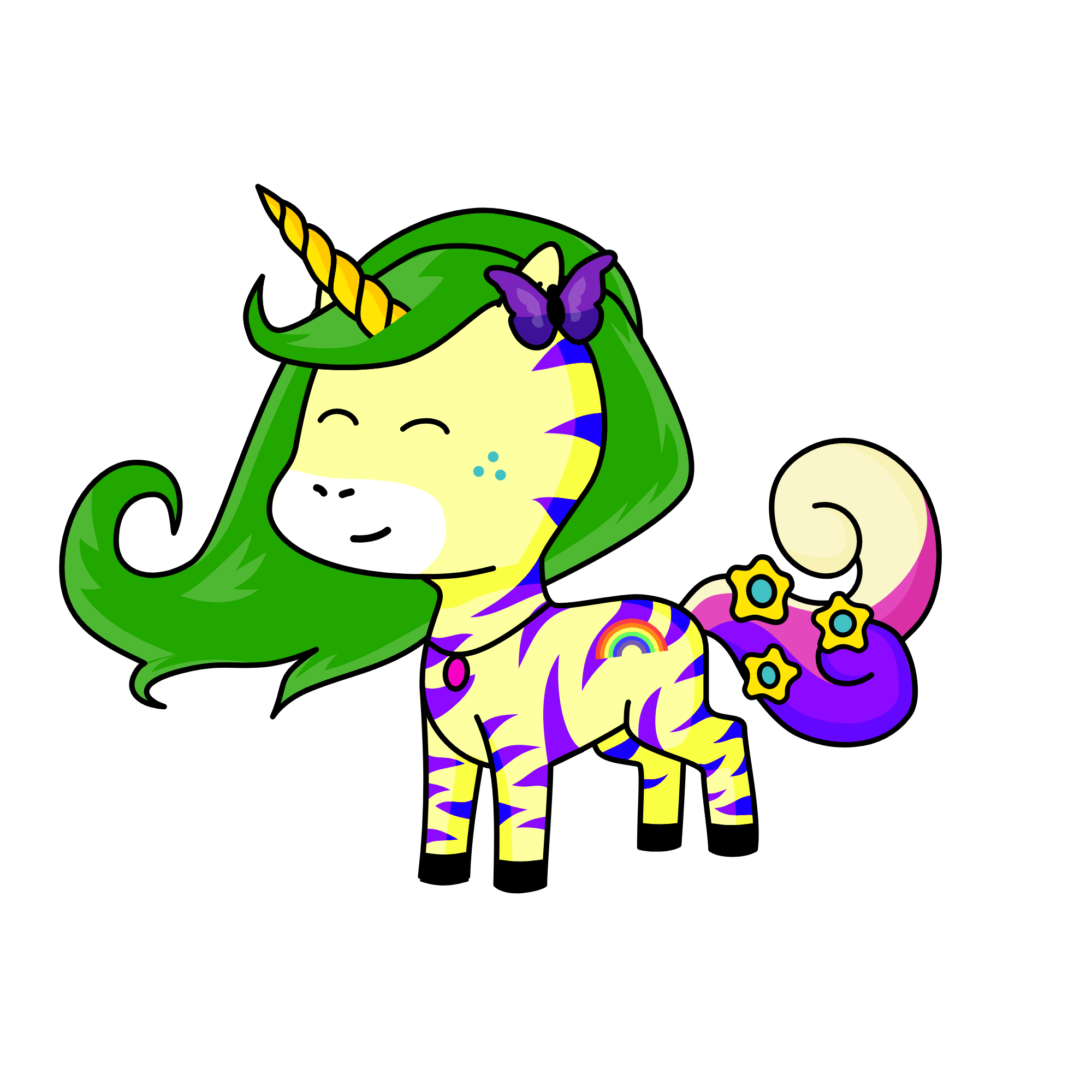 Pixiepie, the unicorn