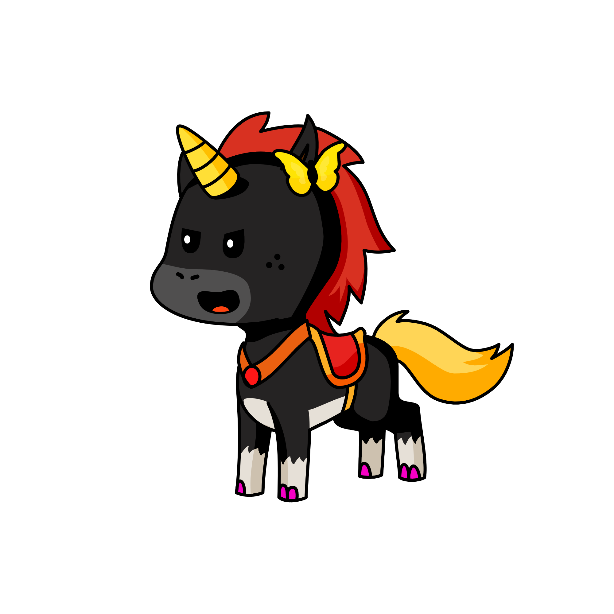 cute lover, the unicorn