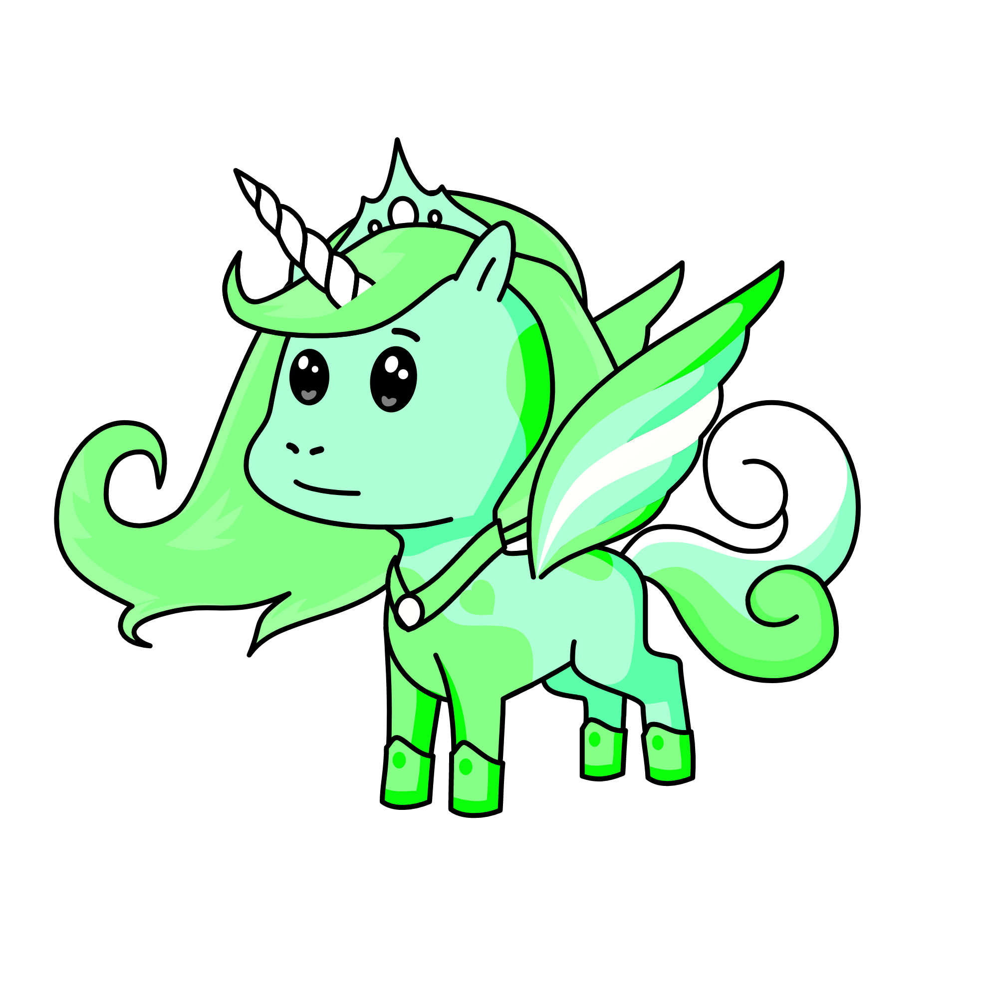 Queen Ivy, the unicorn