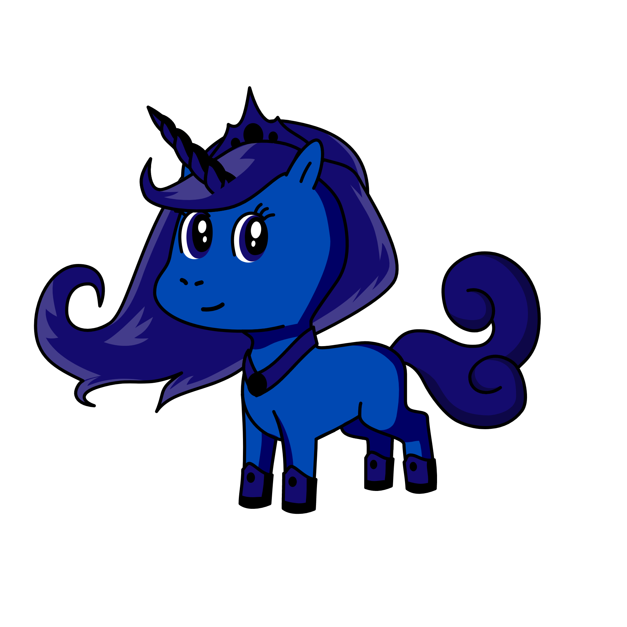 Princess Luna, the unicorn